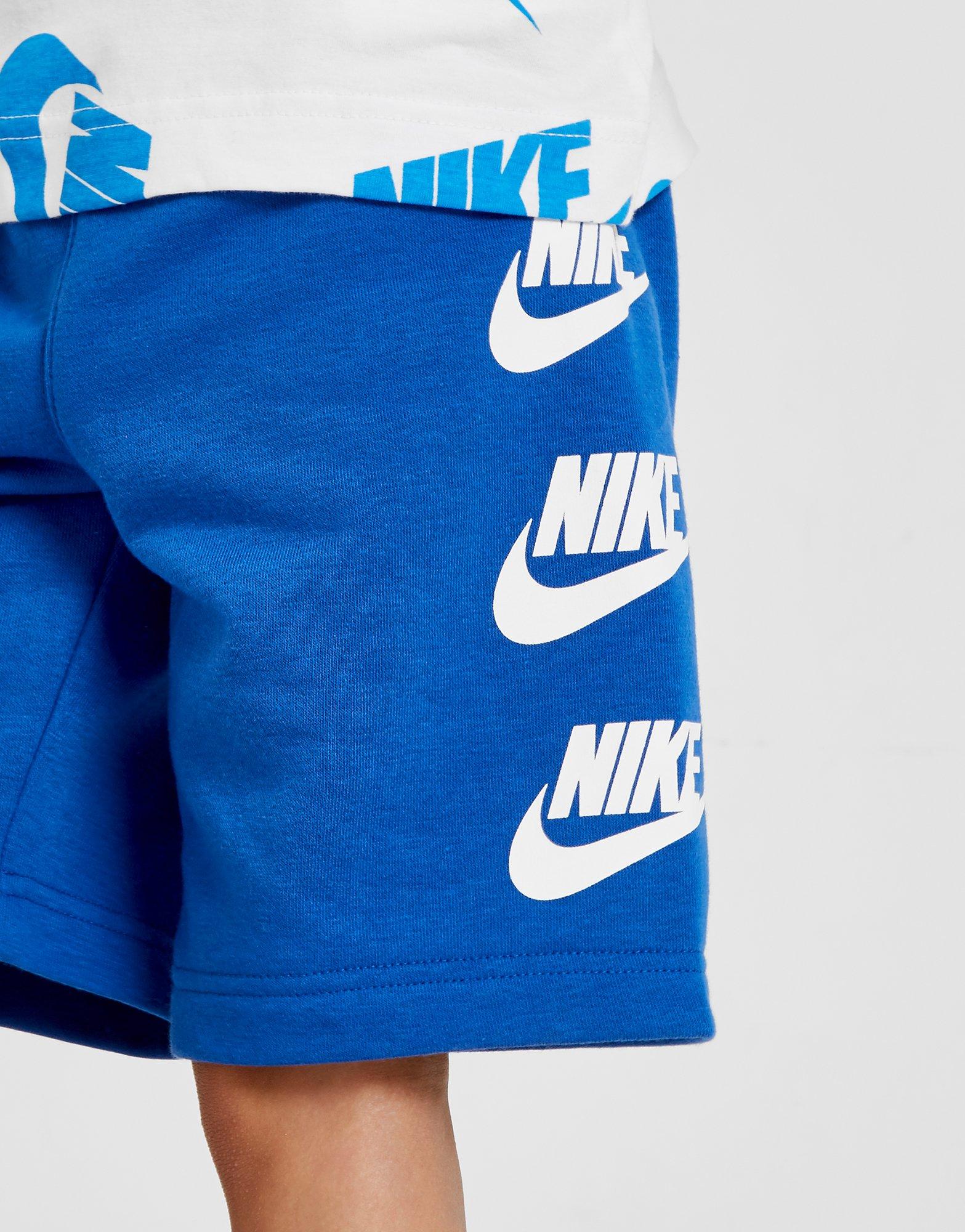 ensemble tee shirt short nike 