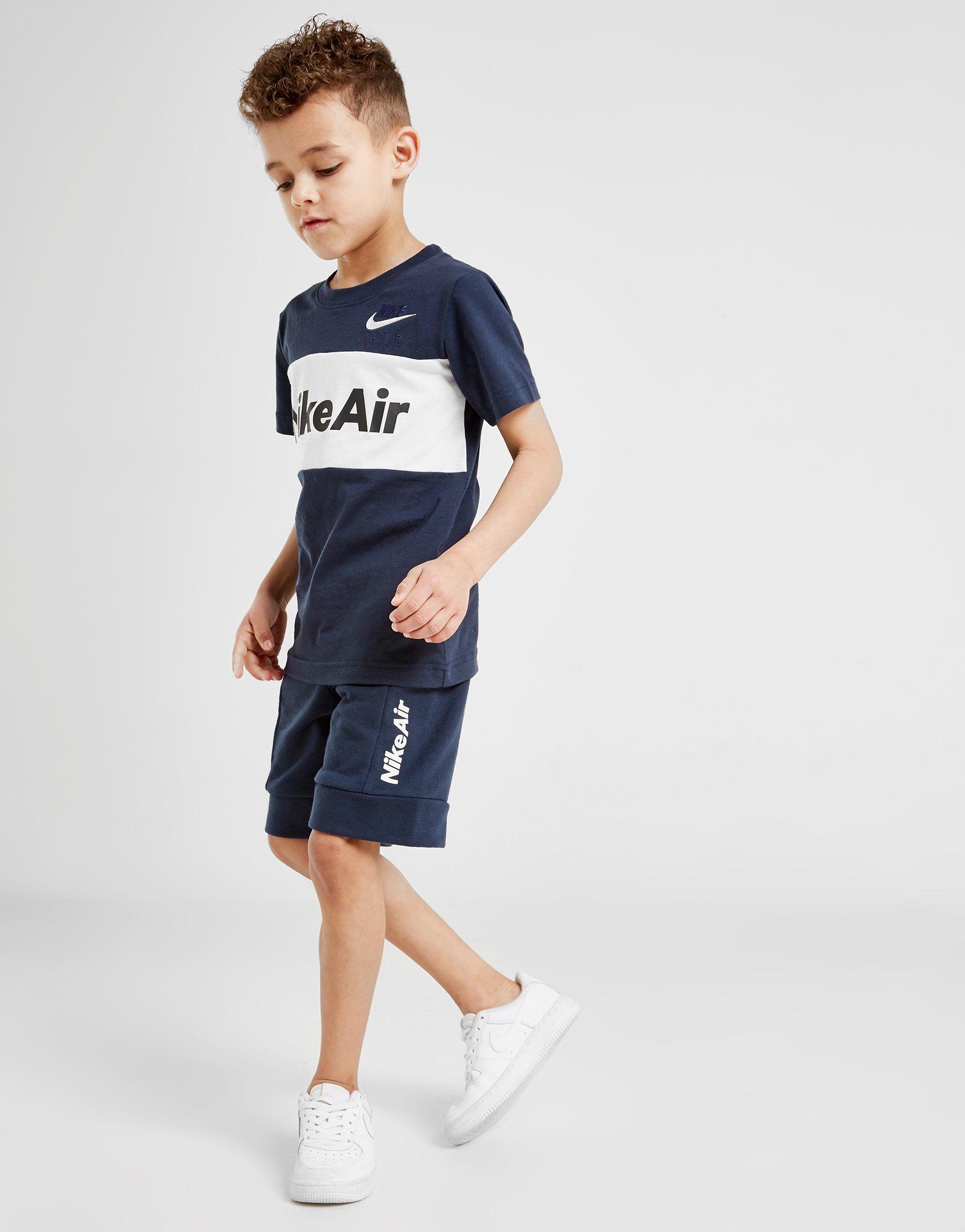 boys nike shorts and tshirt set