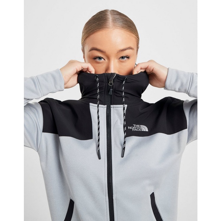 Buy Grey The North Face Woven Panel Mittelegi Full Zip Hoodie JD