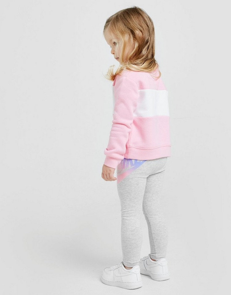 Buy Pink Nike Girls' Colour Block Crew Tracksuit Infant | JD Sports ...