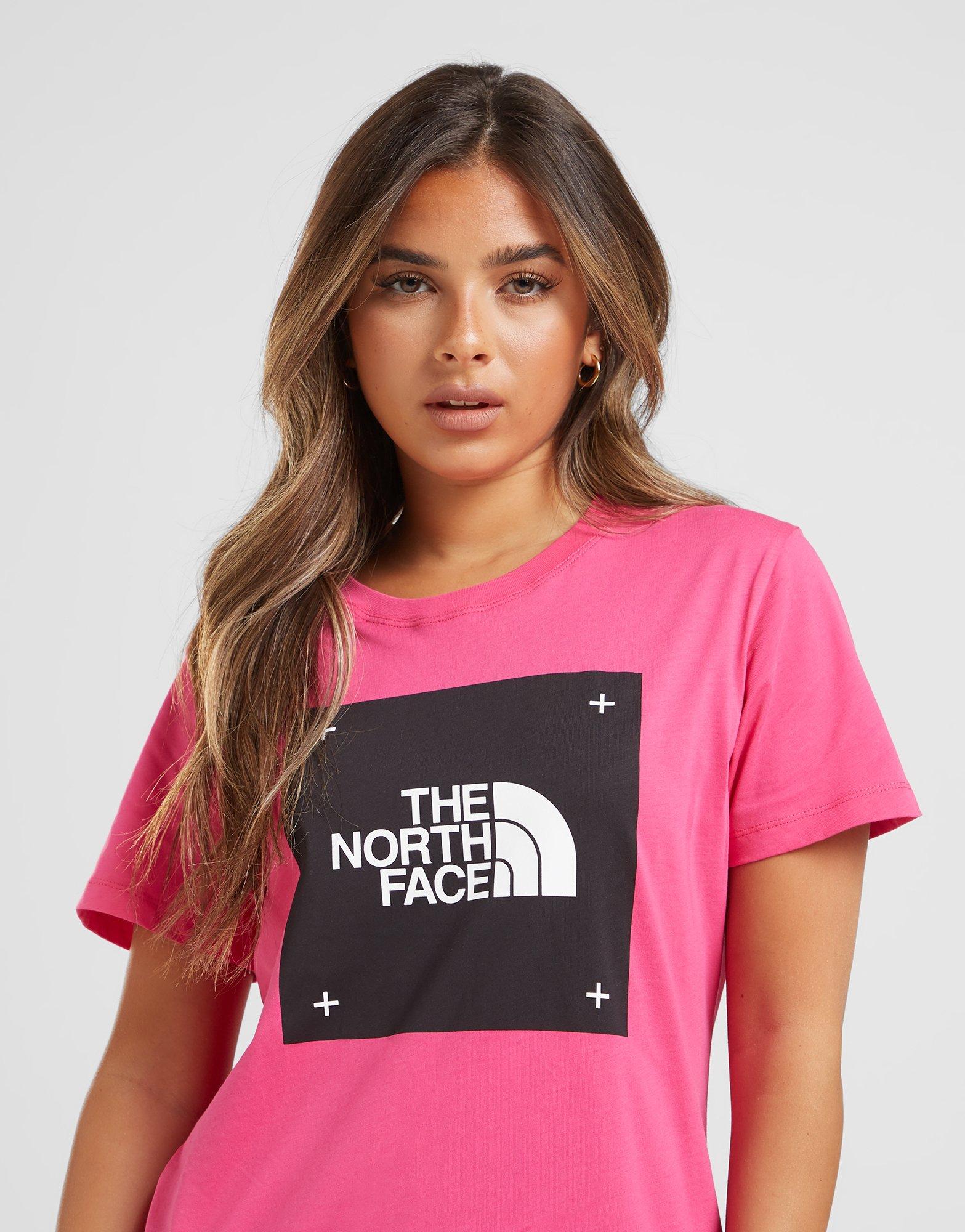 the north face logo tee