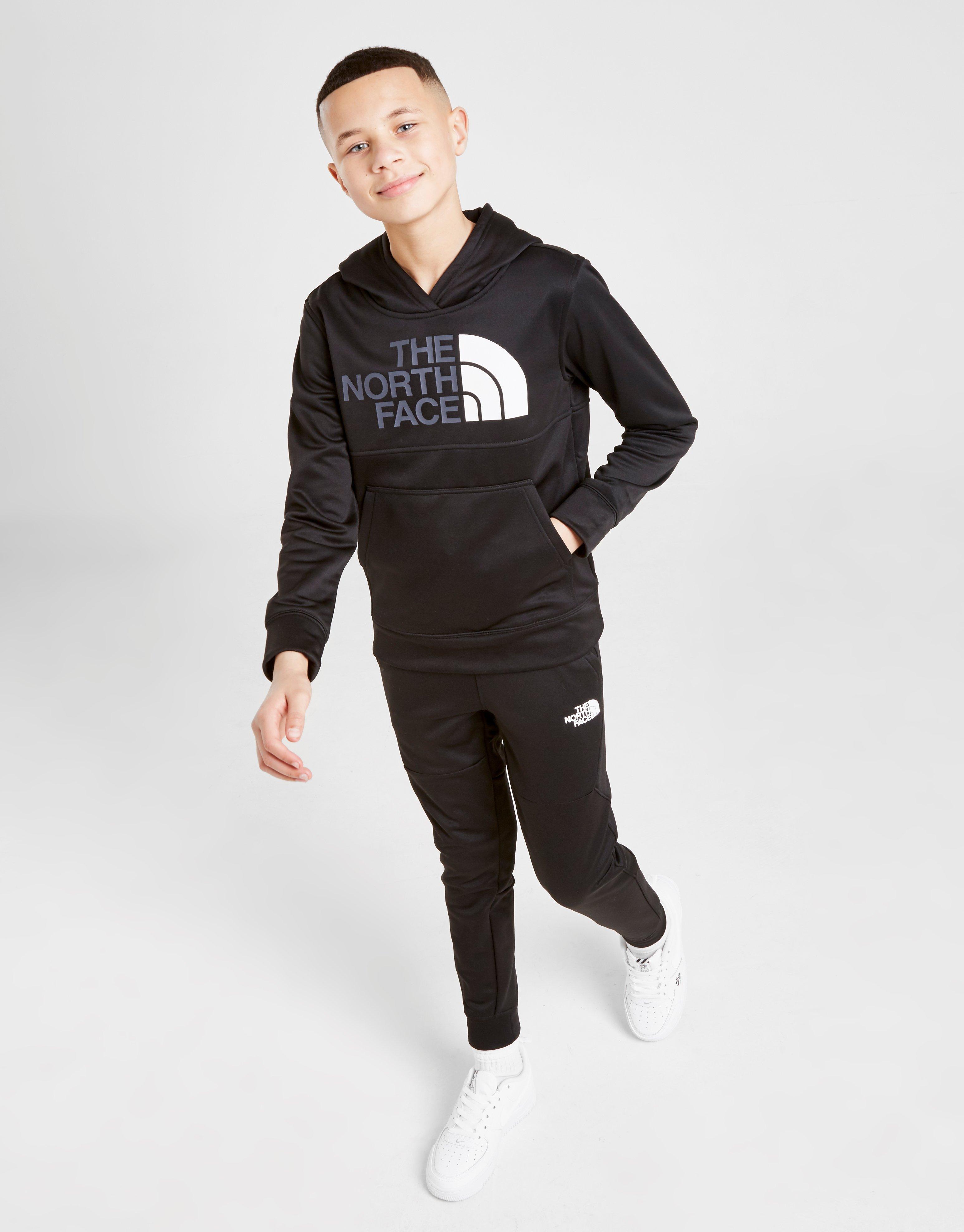 north face black hoodie junior