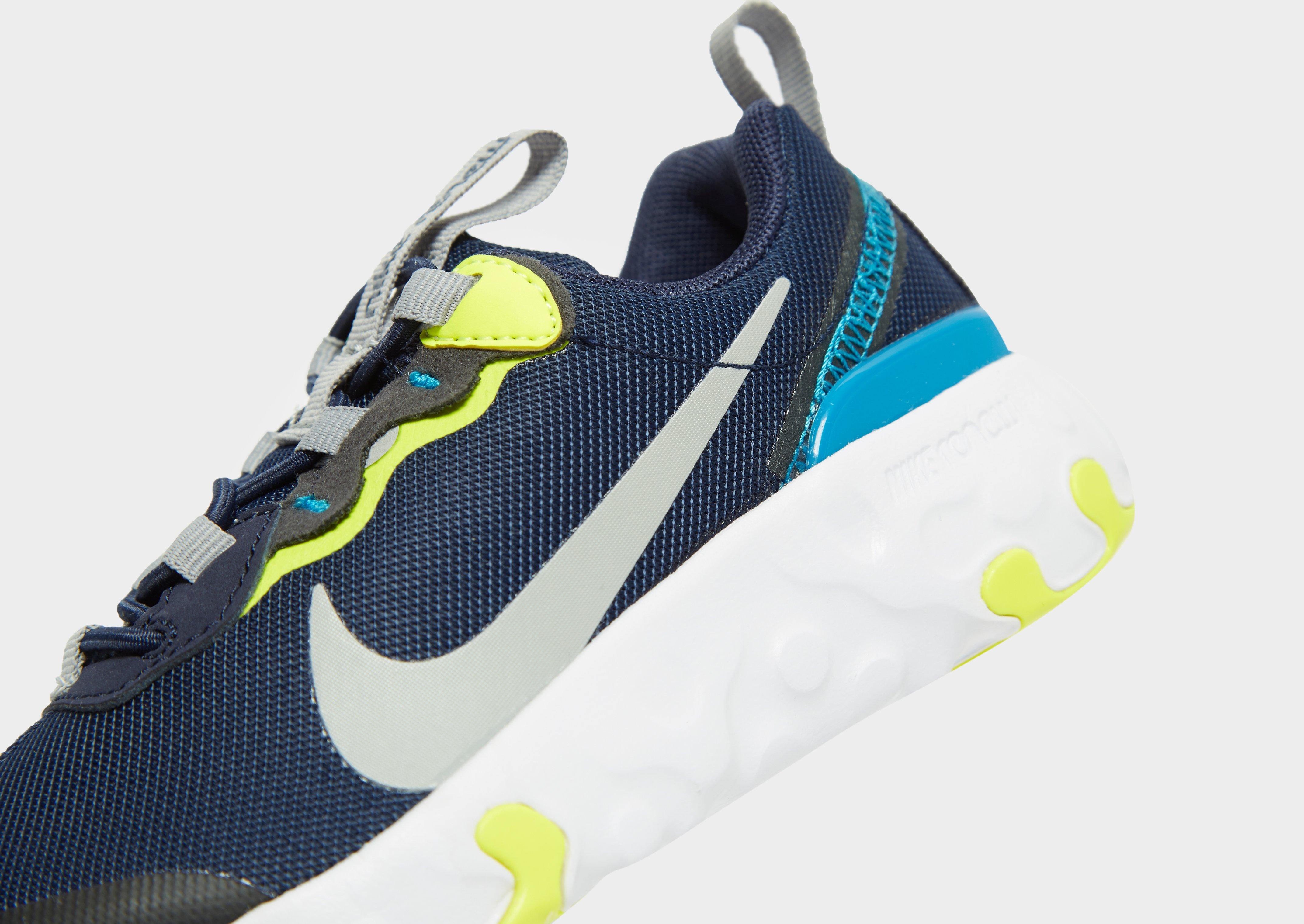 nike react element 96 bambino giallo