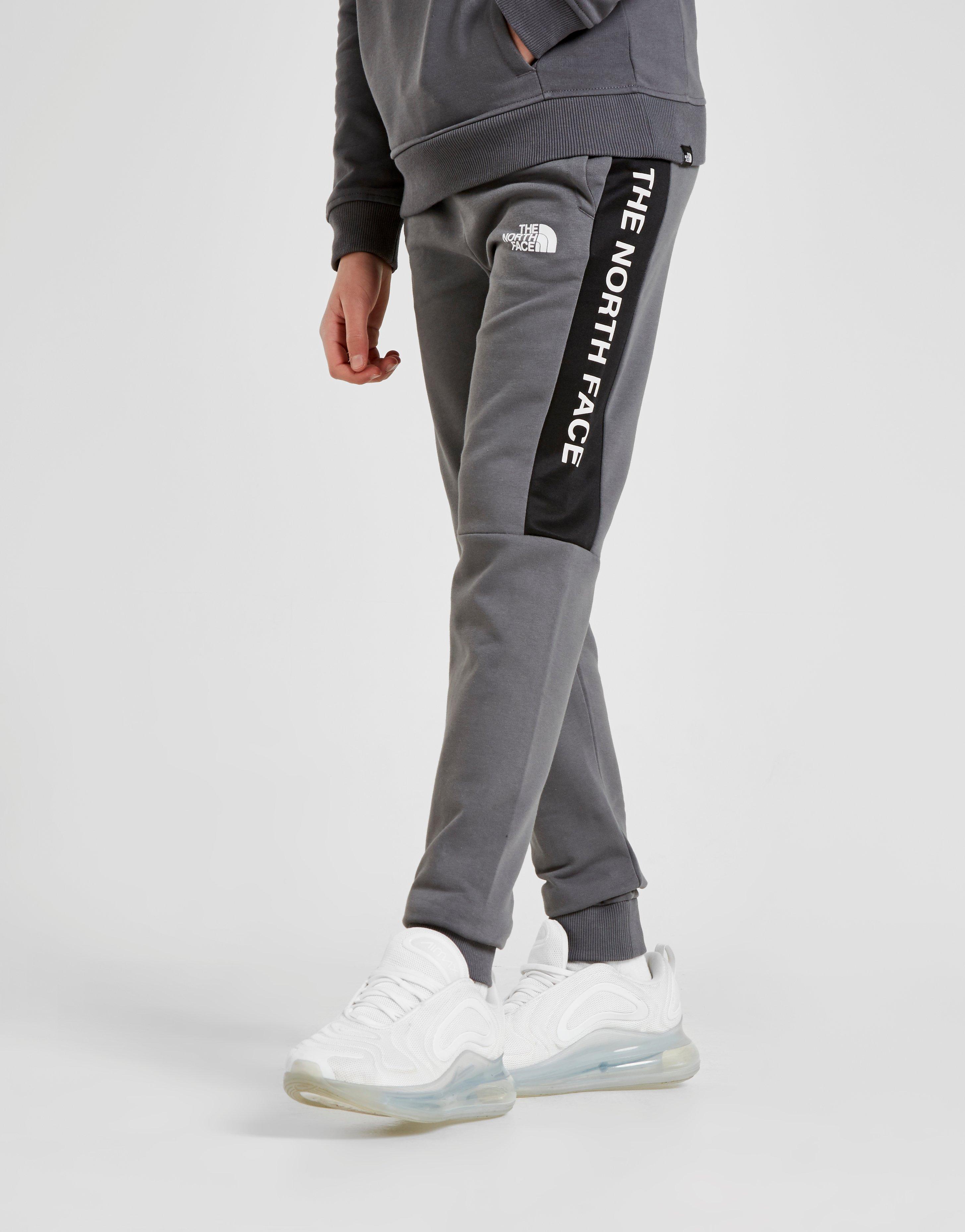 grey north face joggers junior