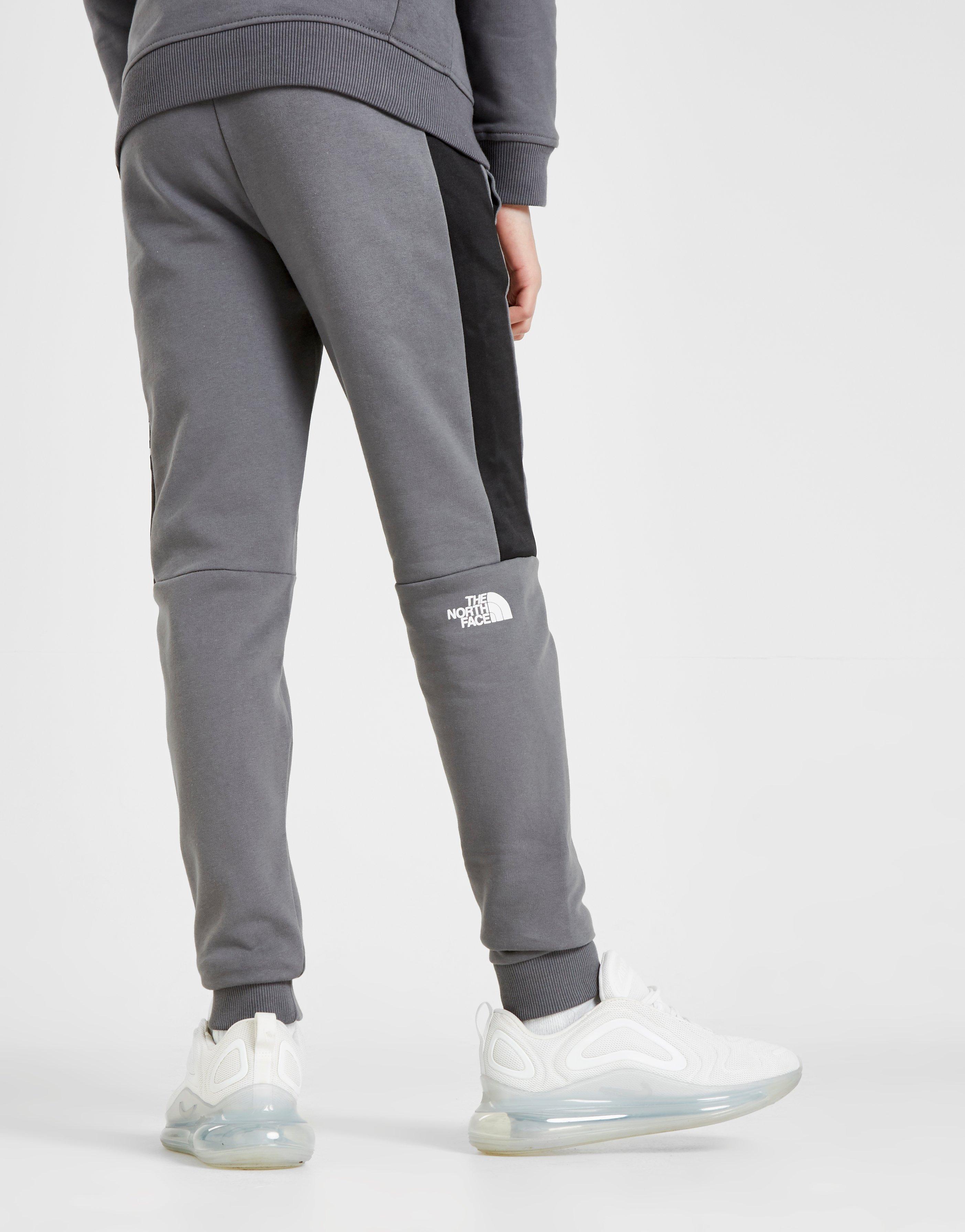 grey north face joggers junior