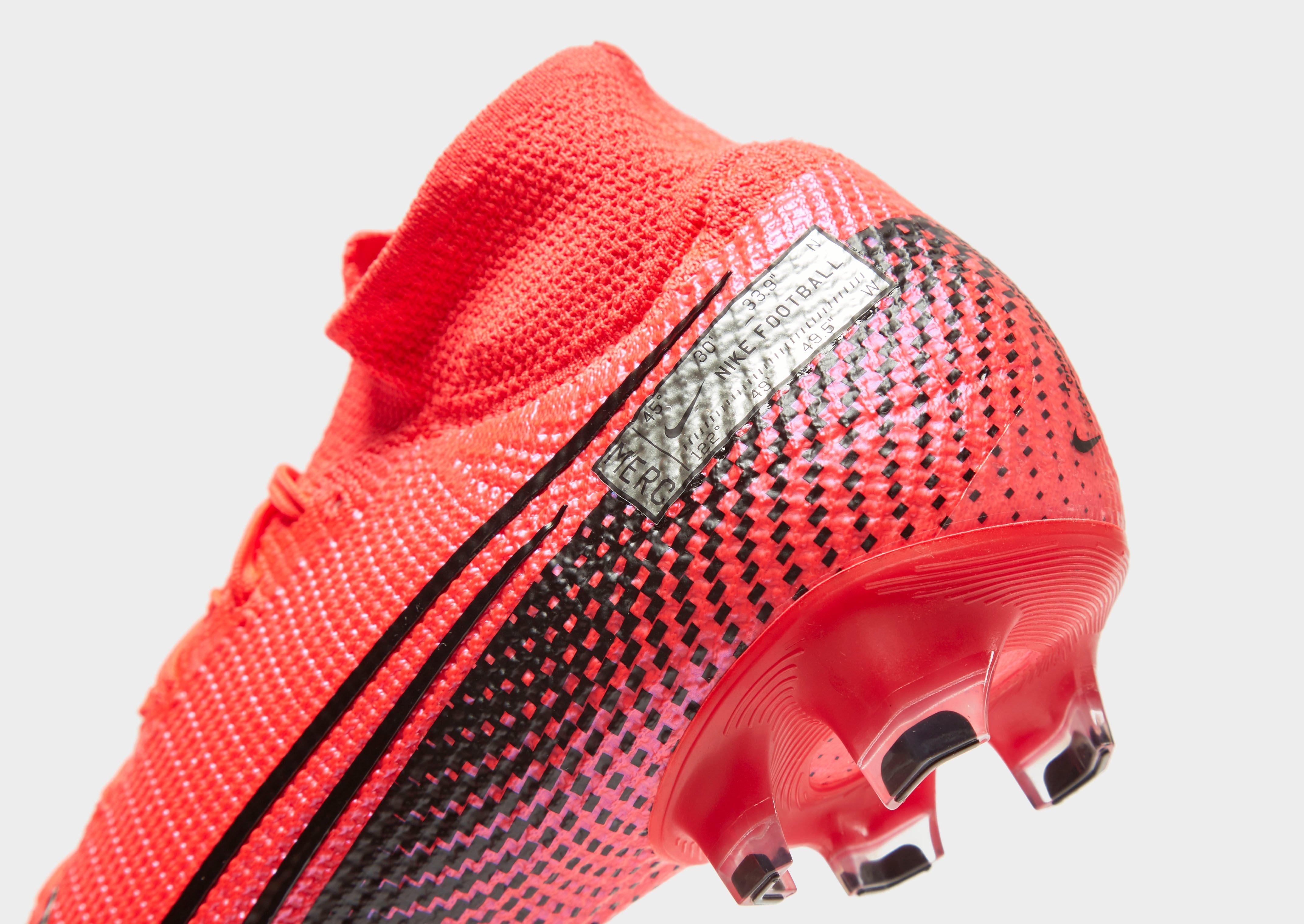 Nike Mercurial Superfly 7 Elite FG pink schwarz.