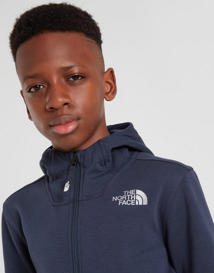 Koop Blauw The North Face Slacker Fleece Full Zip Hoodie Junior JD Sports