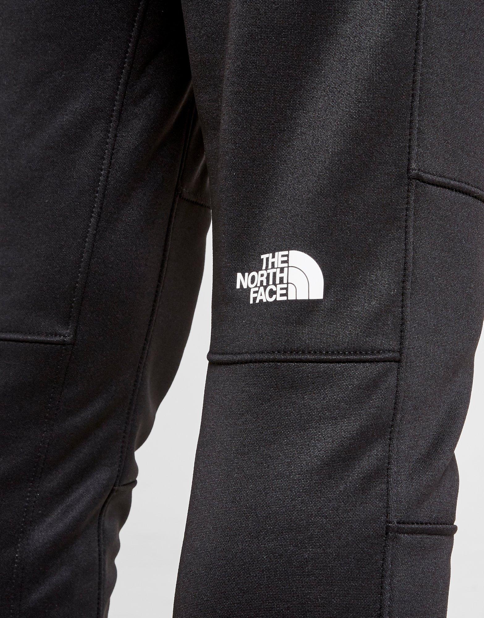 north face junior joggers black