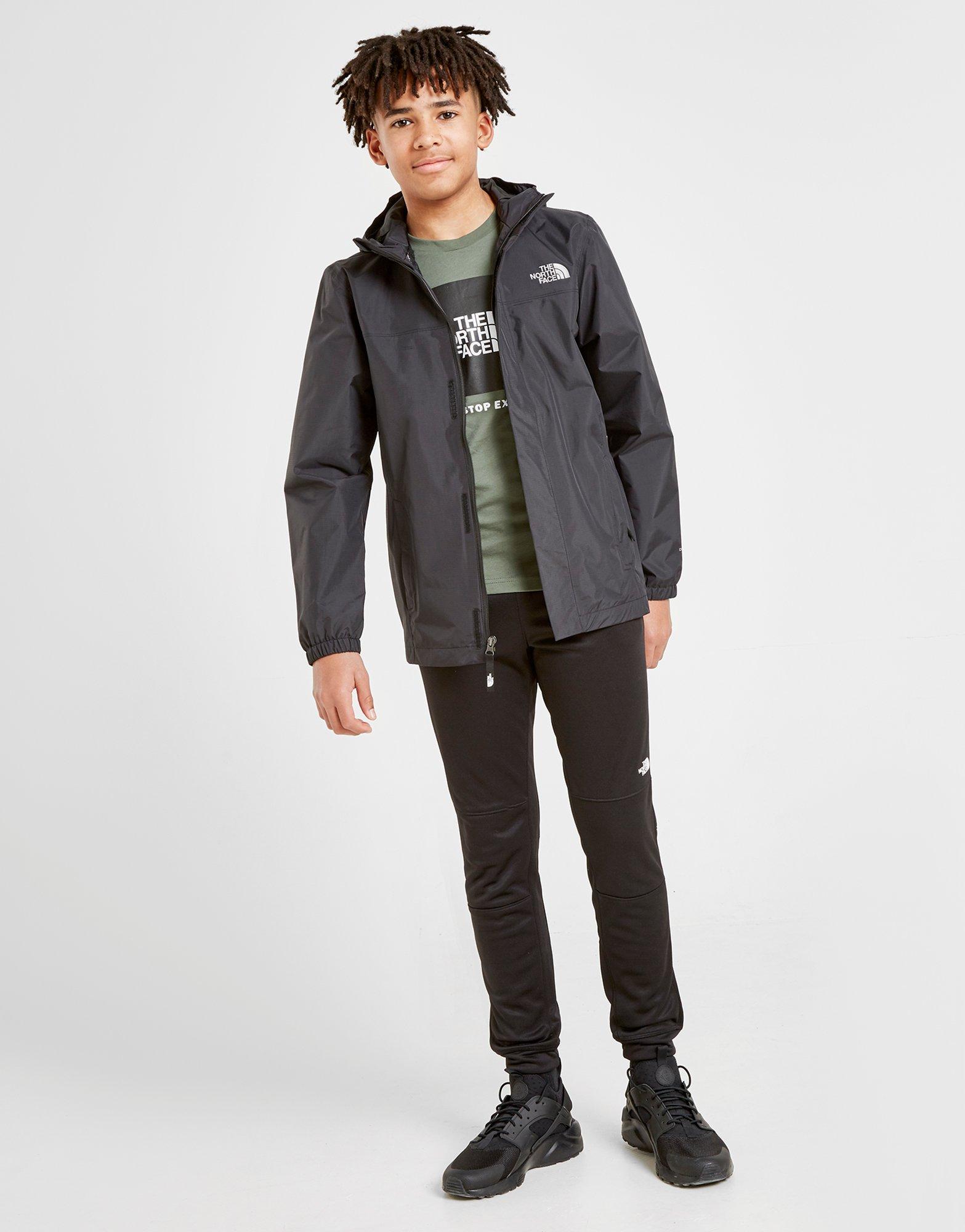 the north face resolve jacket junior black