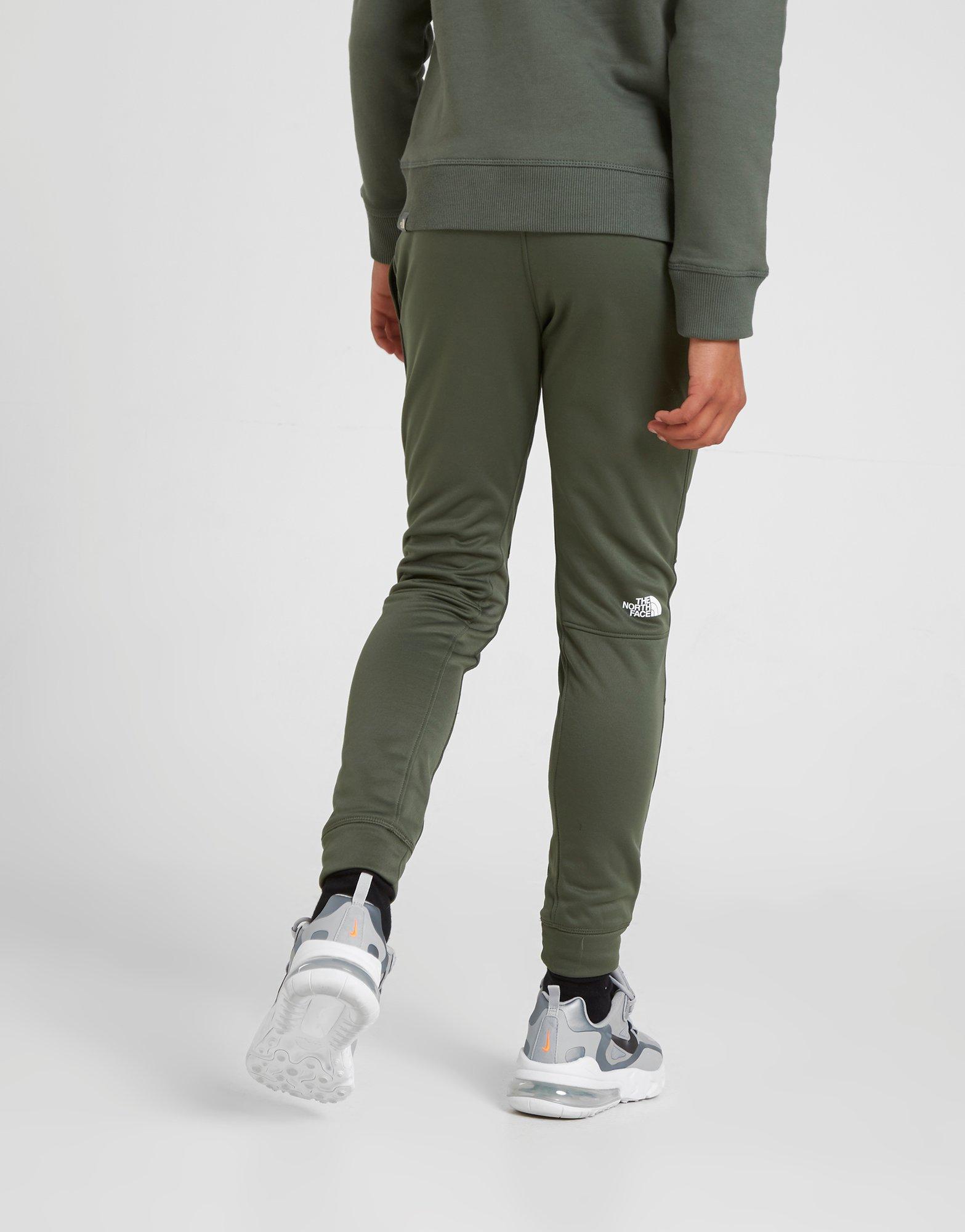 grey north face joggers junior