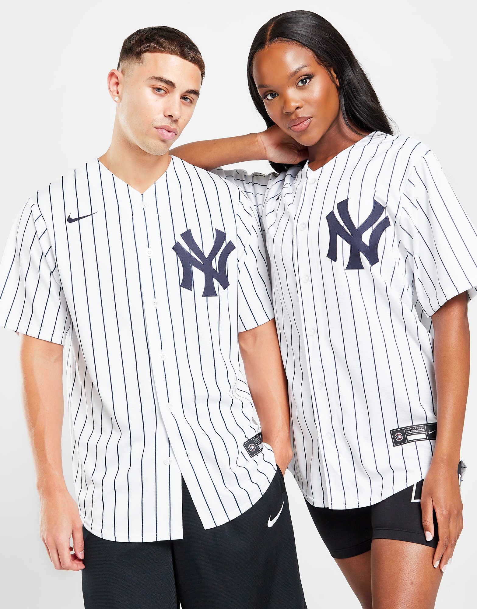 voor het geval dat Doorbraak Bij naam Wit Nike MLB New York Yankees Home Jersey Shirt Heren - JD Sports Nederland