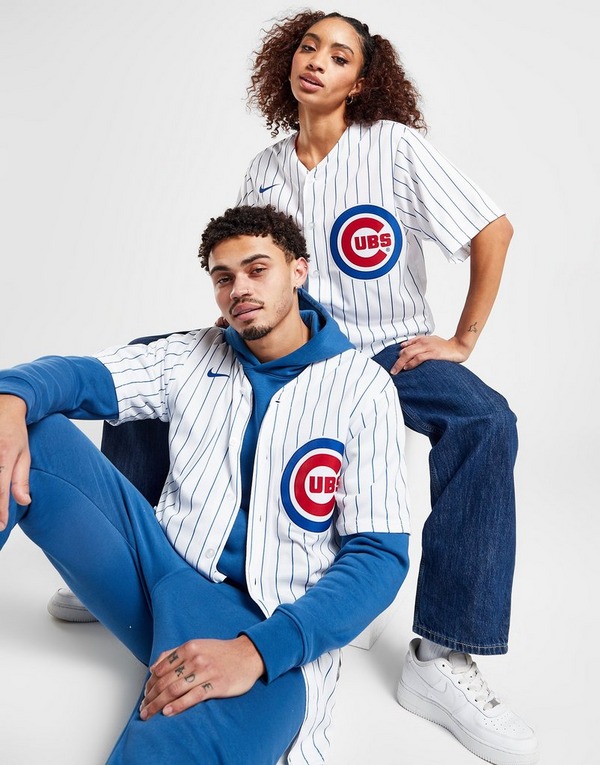 White Nike MLB Chicago Cubs Home Jersey Men's - JD Sports NZ