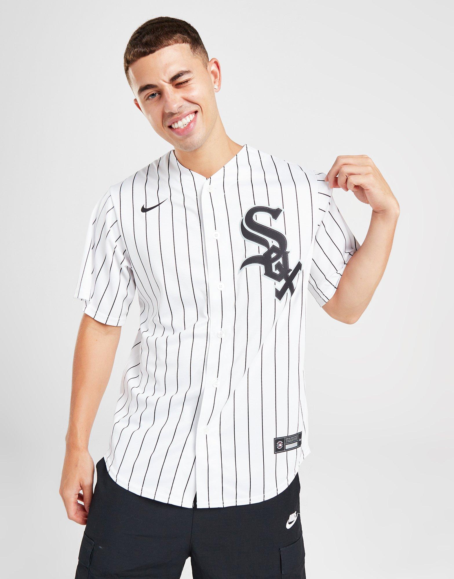 White Nike MLB Chicago White Sox Home Jersey Men's