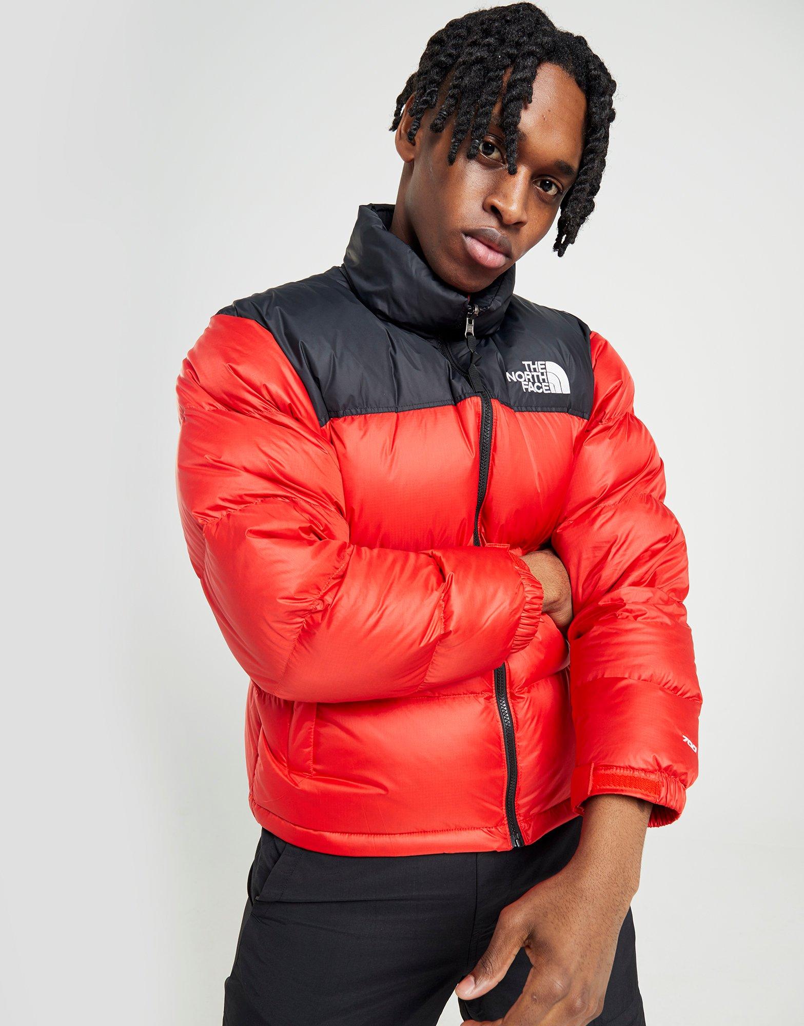 north face nuptse 1996 red