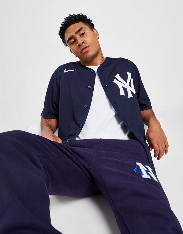 Blue Nike MLB New York Yankees Alternate Jersey Men's