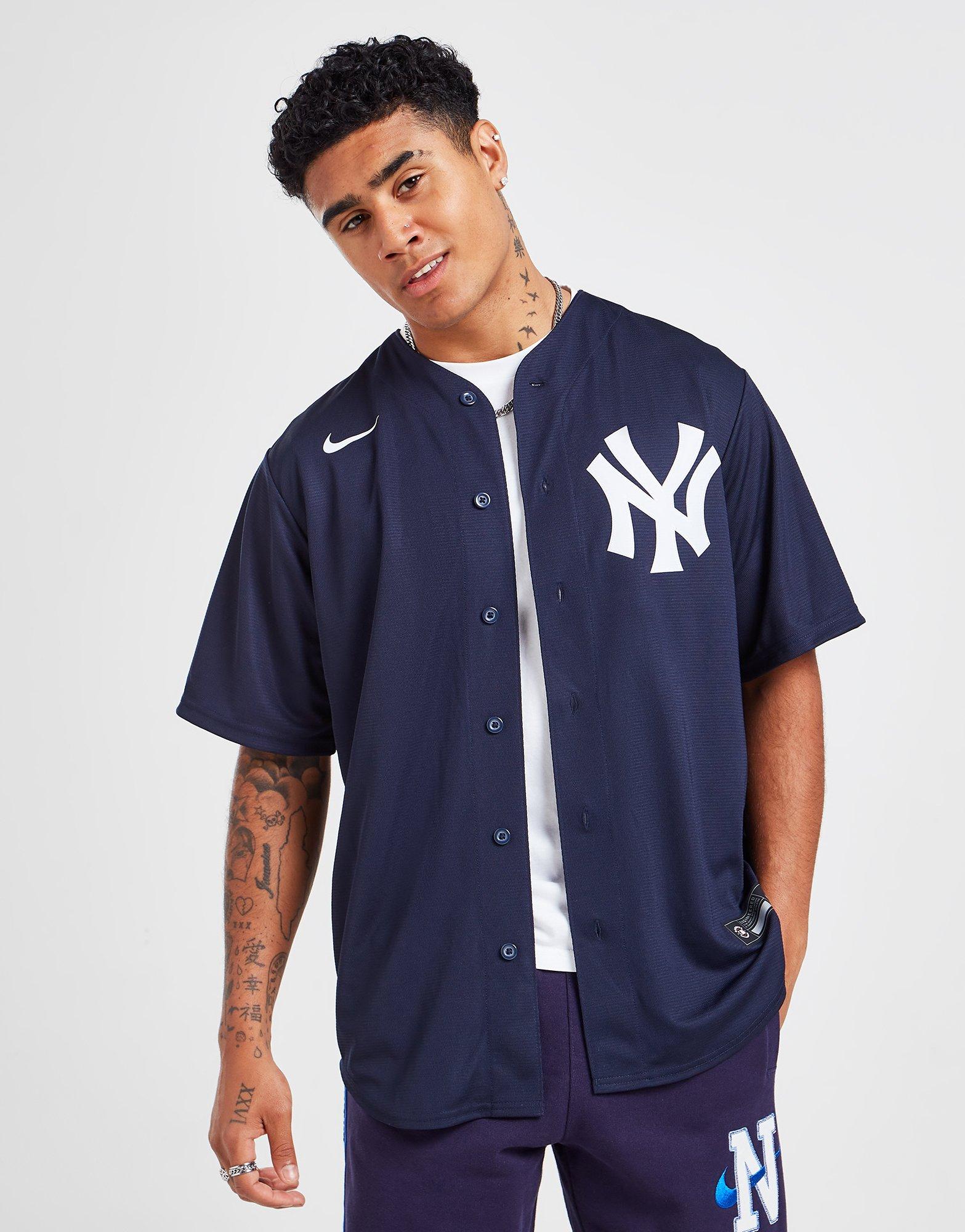 Blue Nike MLB New York Yankees Alternate Jersey Men's