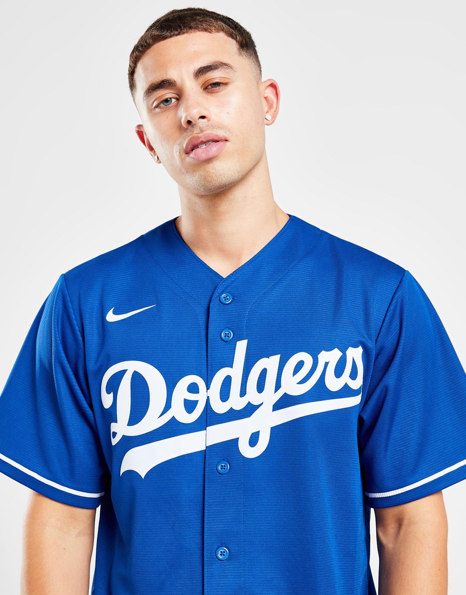 Blue Nike MLB Los Angeles Dodgers Alternate Jersey Men's