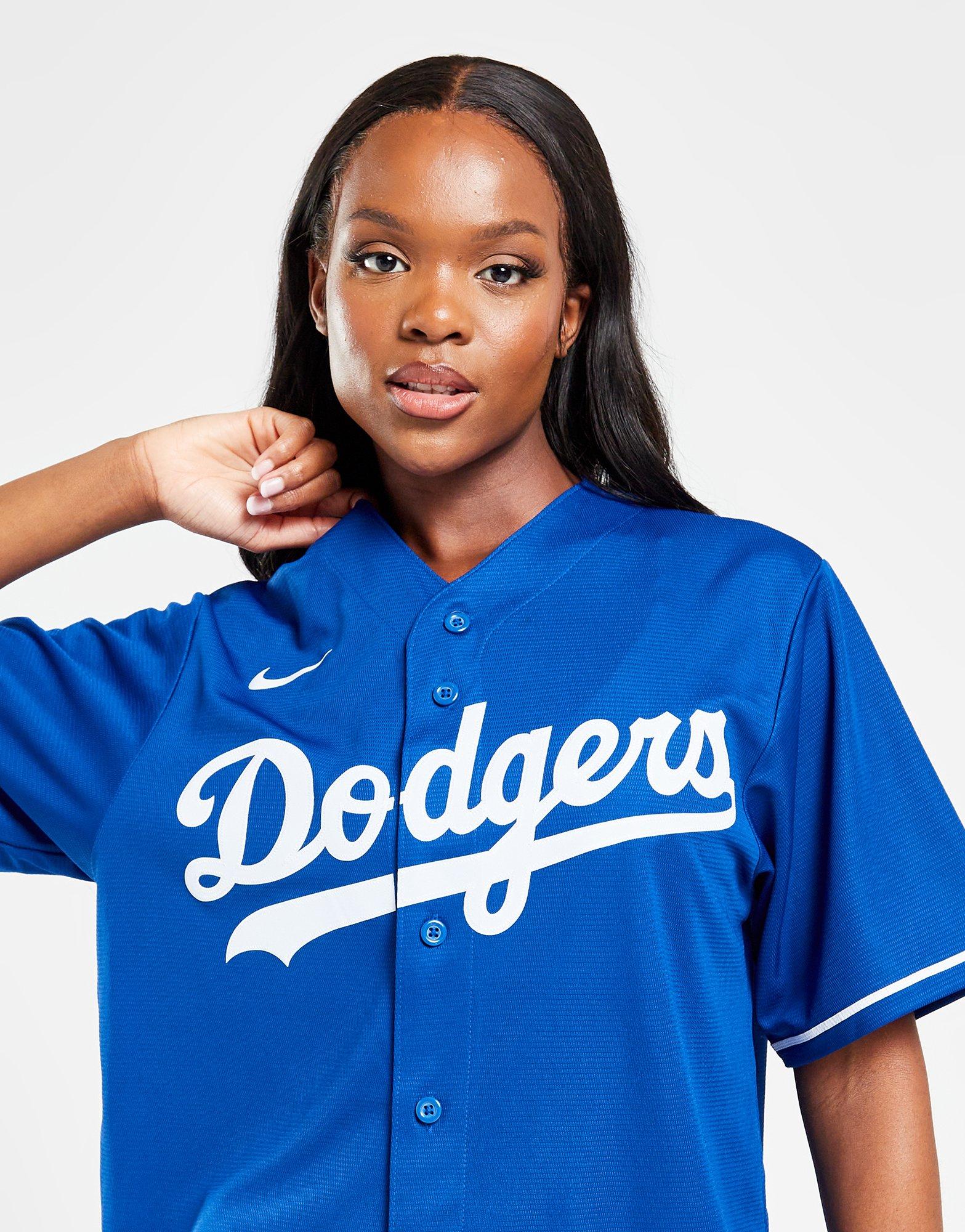 Blue Nike MLB Los Angeles Dodgers Alternate Jersey Men's