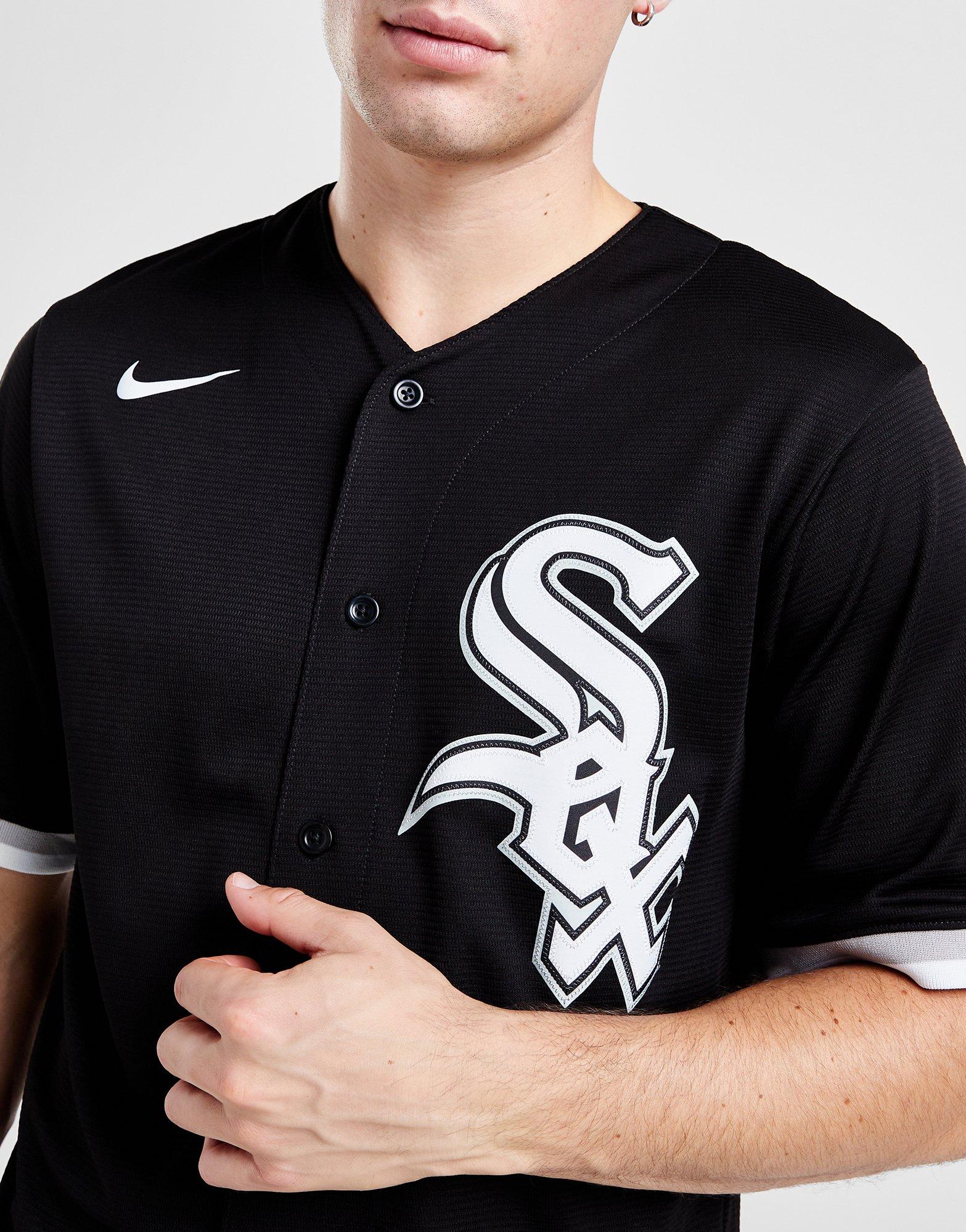 Men's Chicago White Sox Black Limited & Gold Jersey - All Stitched