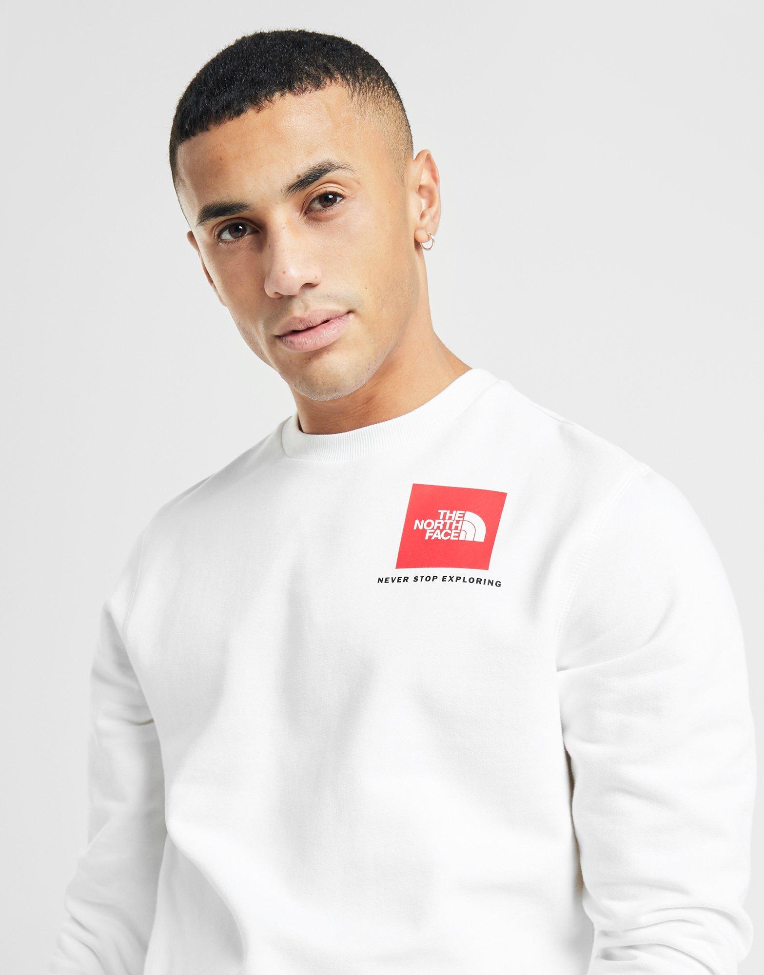 the north face fine crew sweatshirt