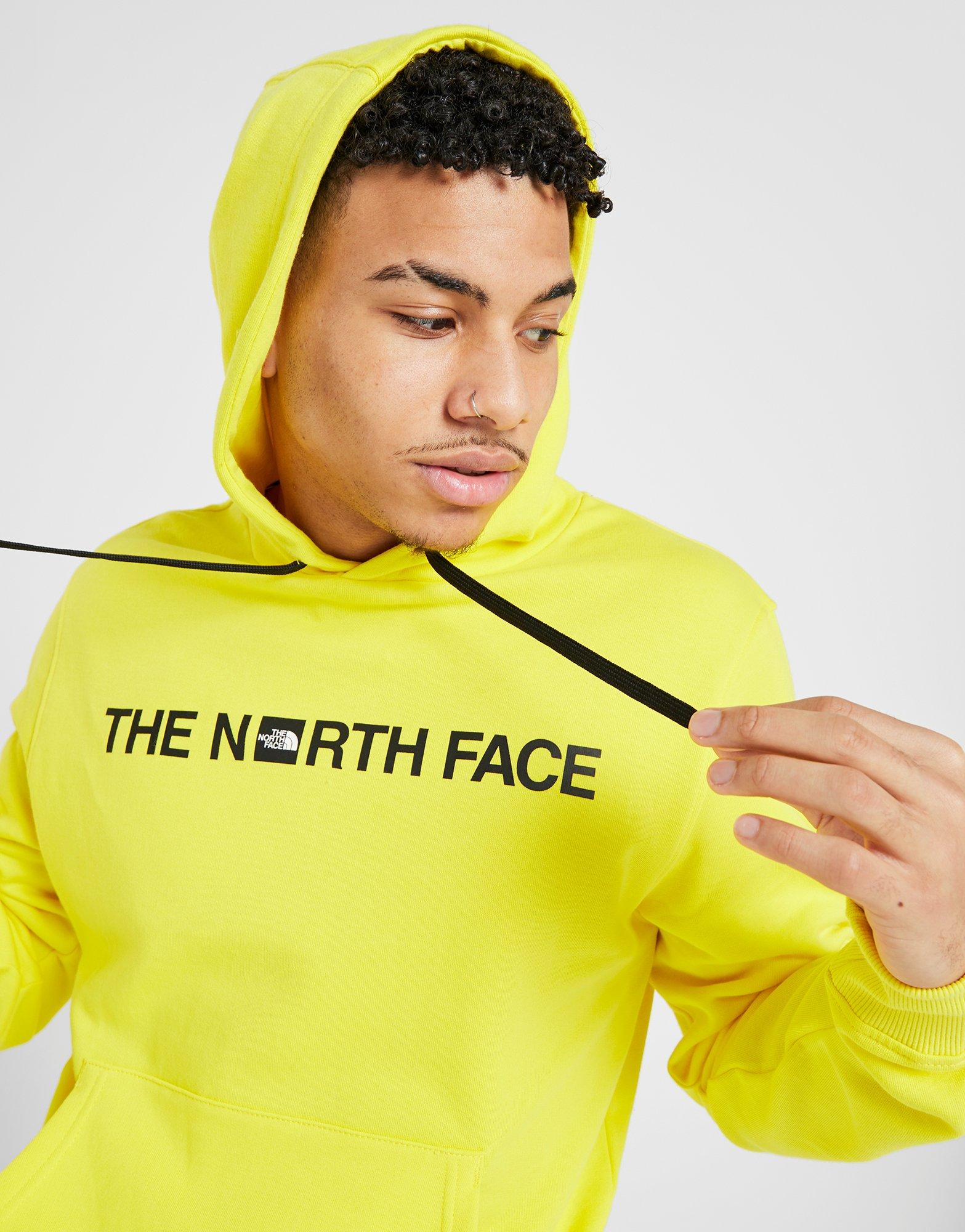 the north face yellow hoodie