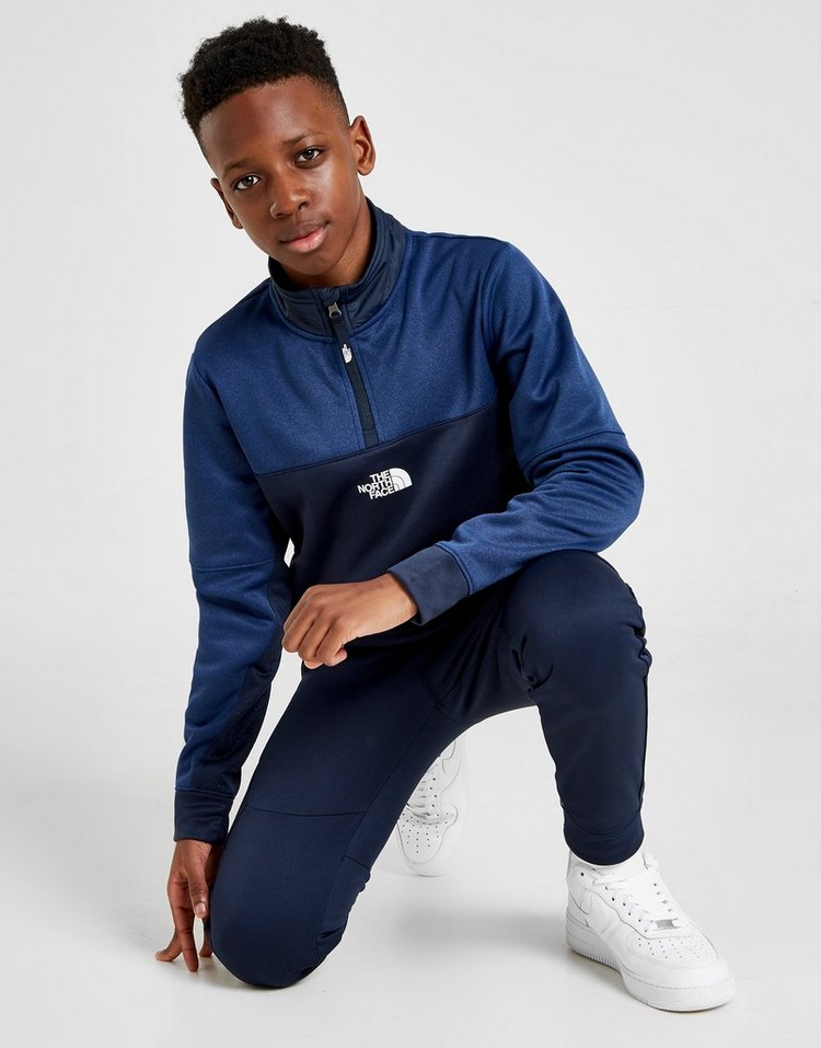 Buy Blue The North Face Mittelegi 1/4 Zip Track Top Junior | JD Sports ...