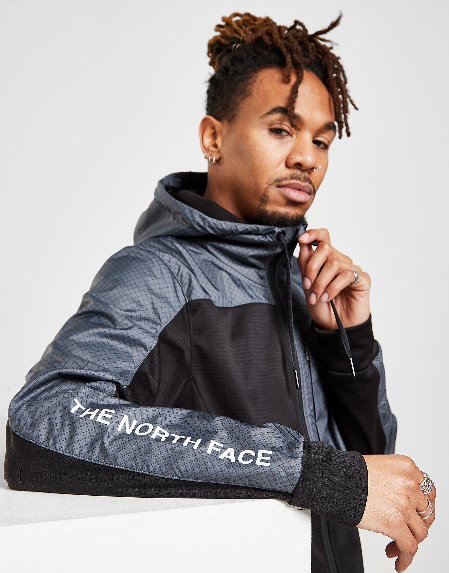 the north face train n logo overlay