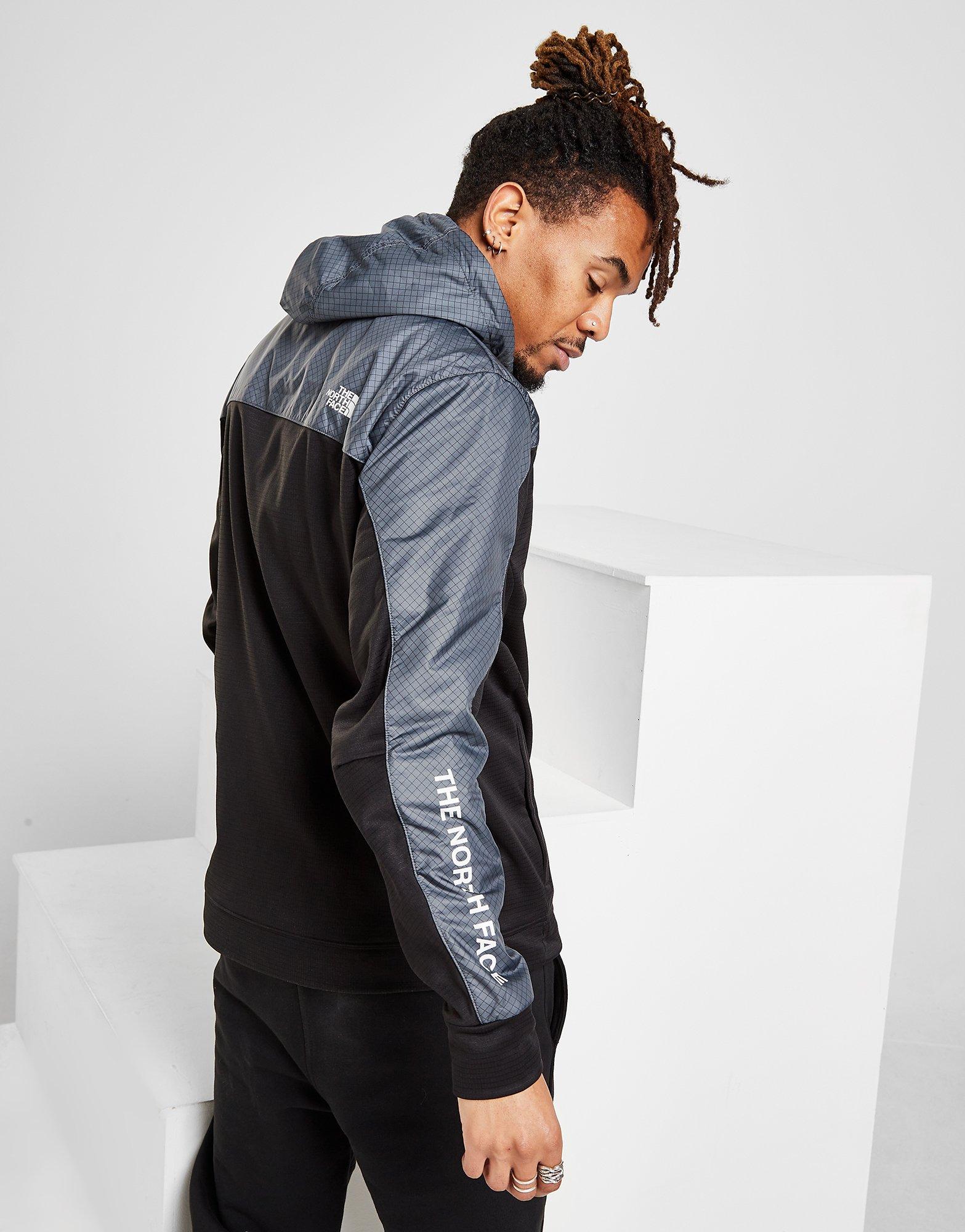 the north face men's train n logo full zip hoodie