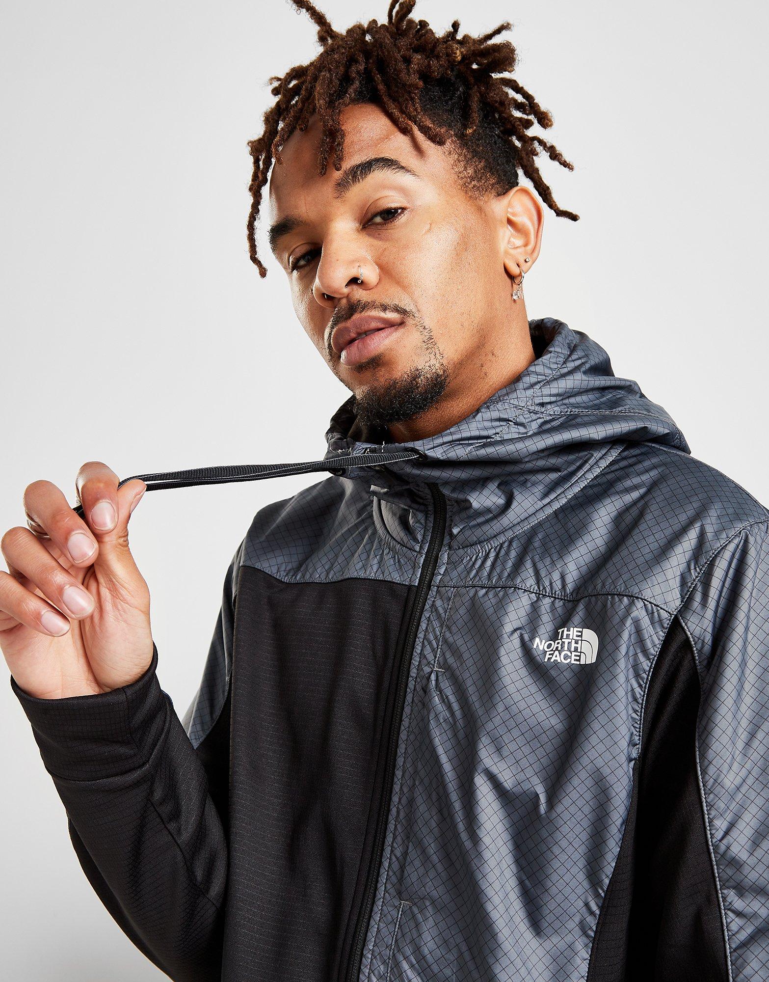 the north face men's train n logo full zip hoodie