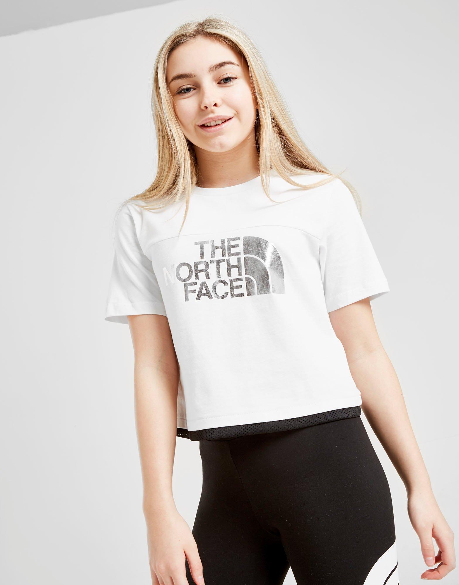 girls north face tshirt