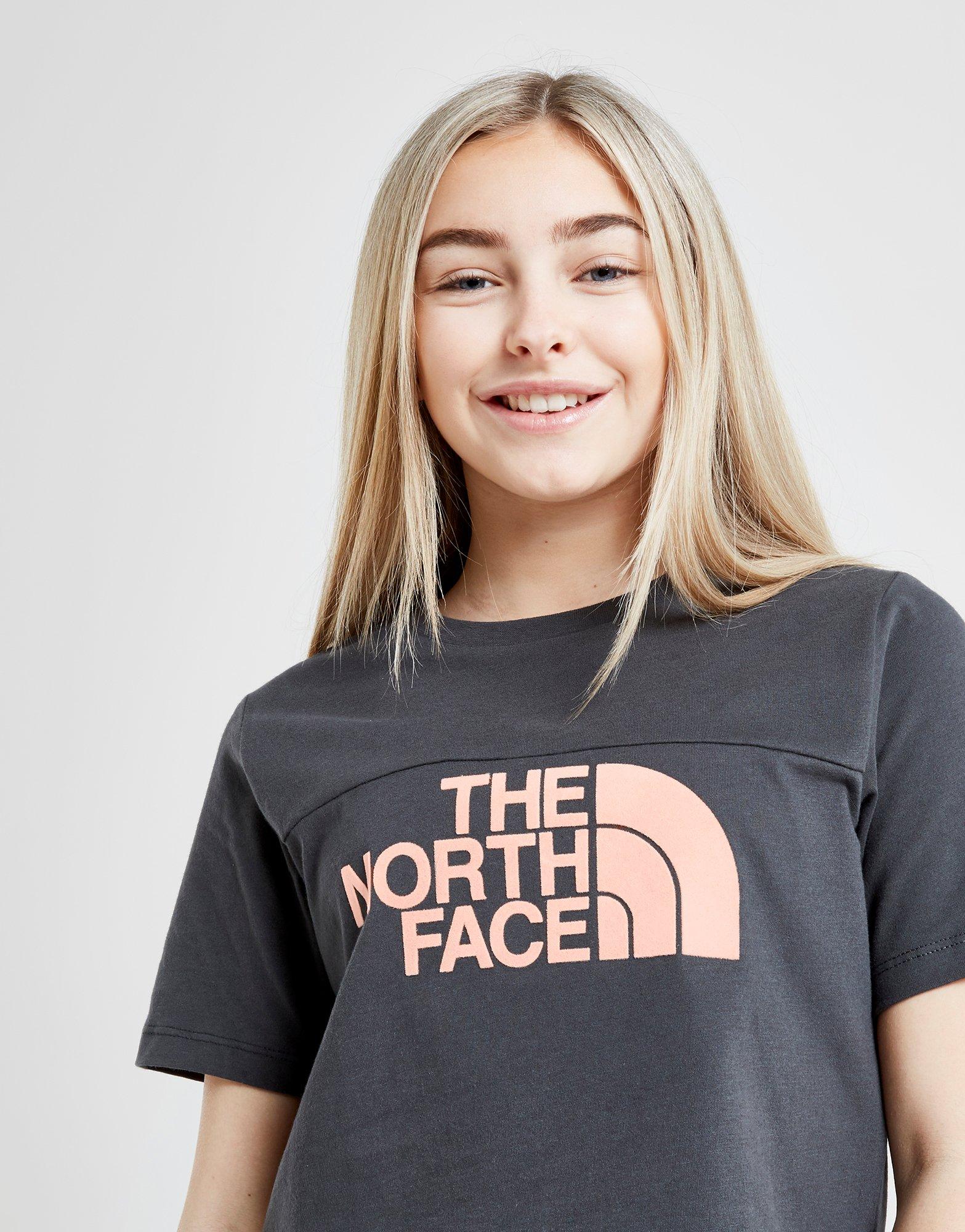 girls north face t shirt