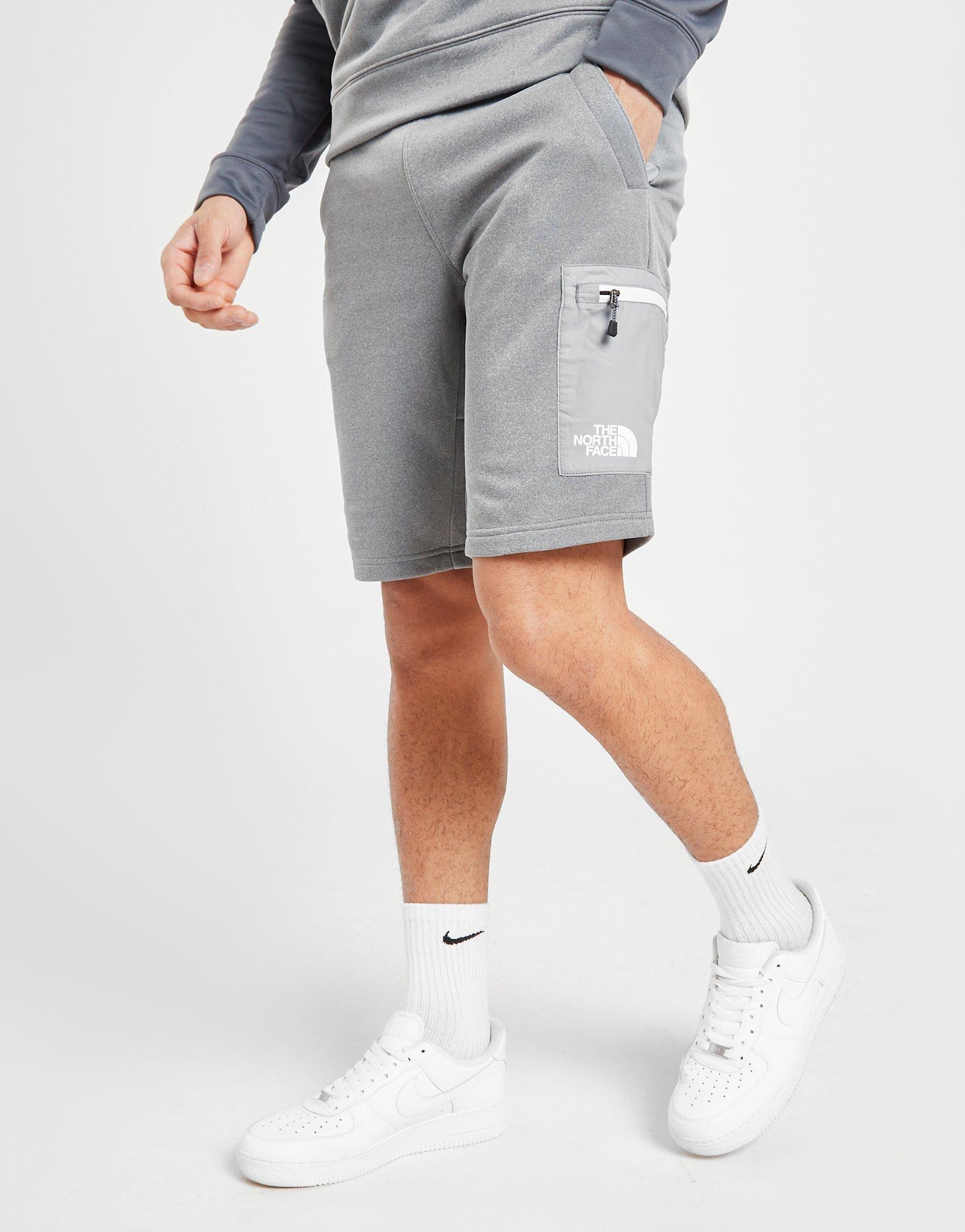 the north face grey shorts