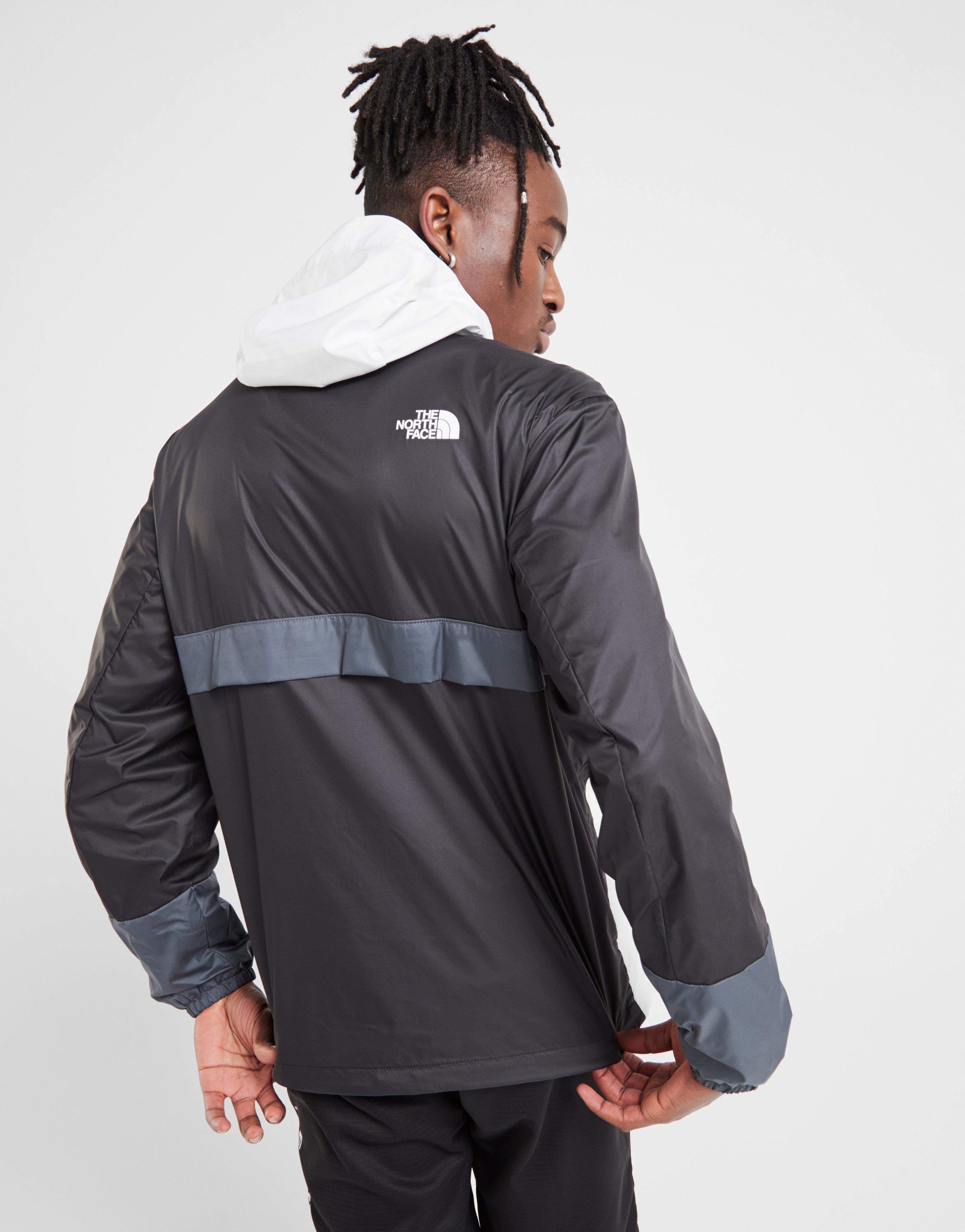 black north face jacket windbreaker