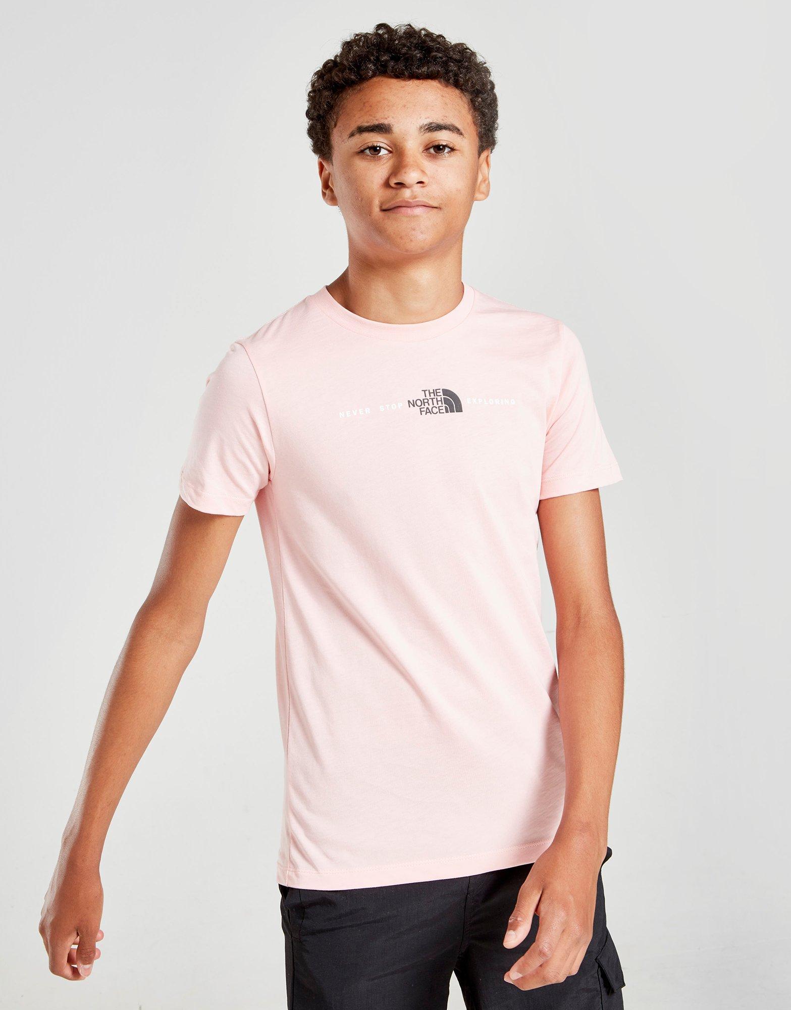 the north face logo t shirt