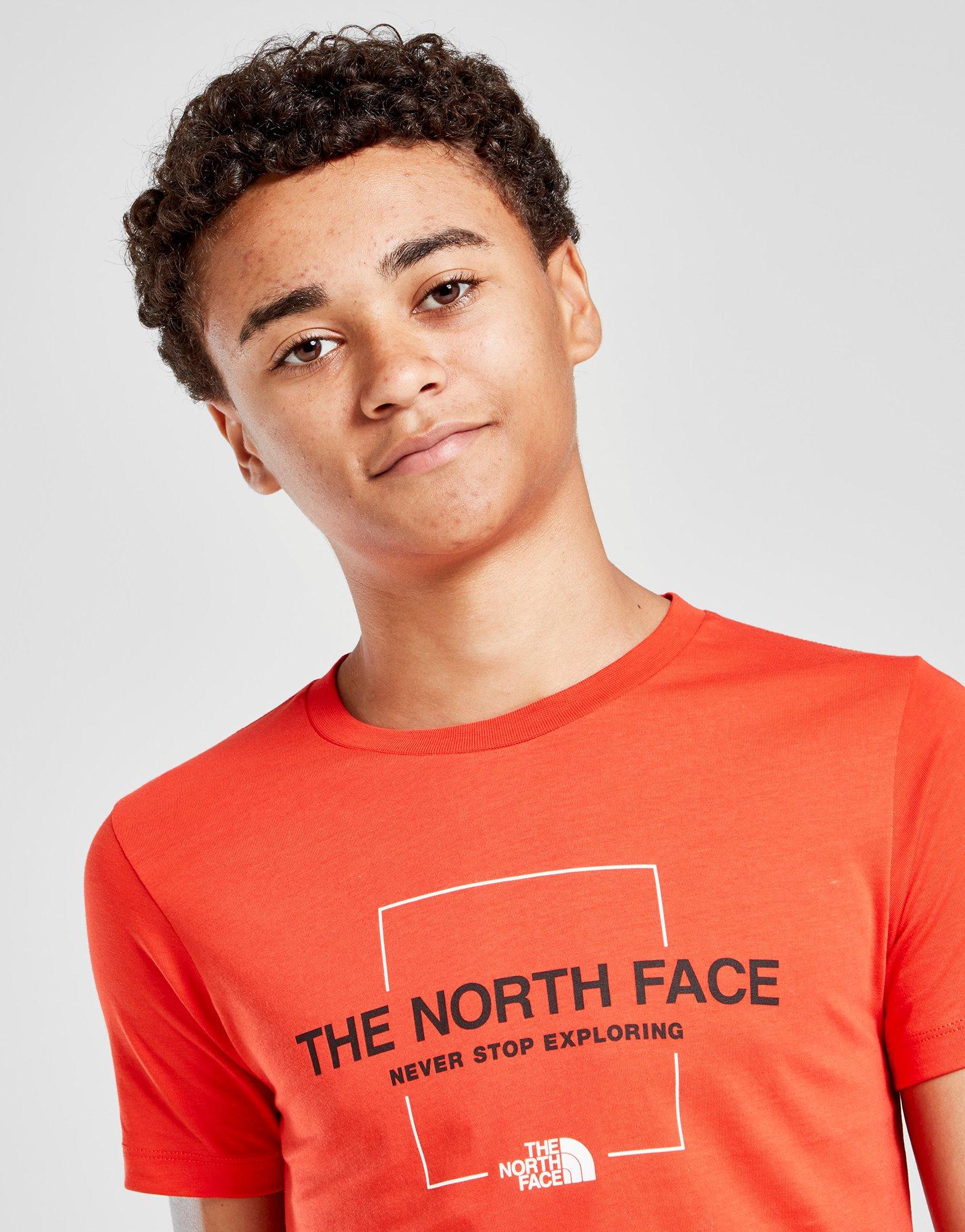 the north face t shirt junior