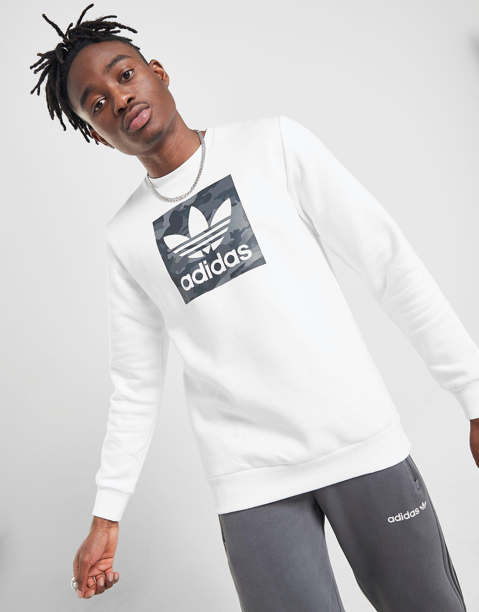 adidas originals white sweatshirt