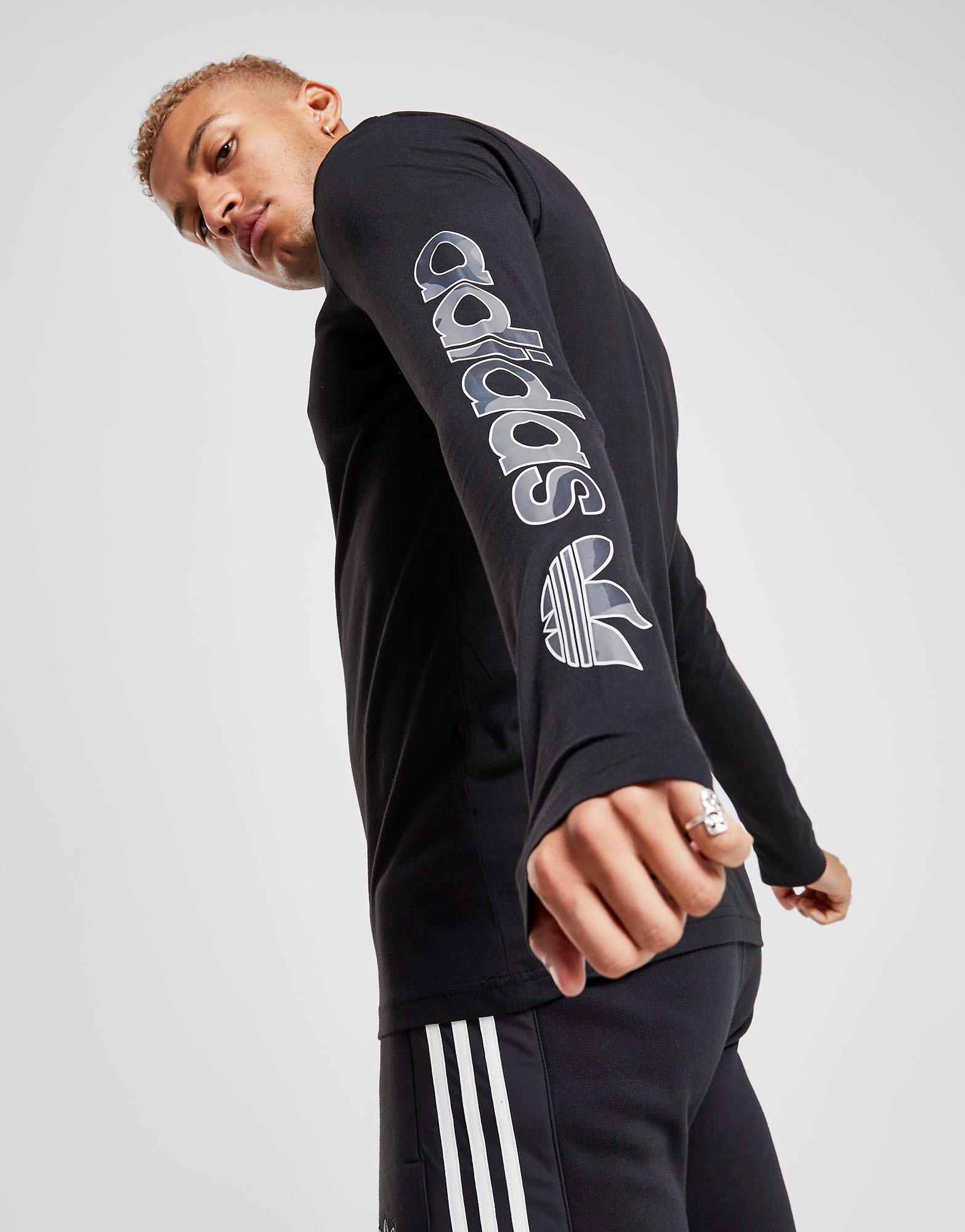 adidas falcon taped long sleeve shirt