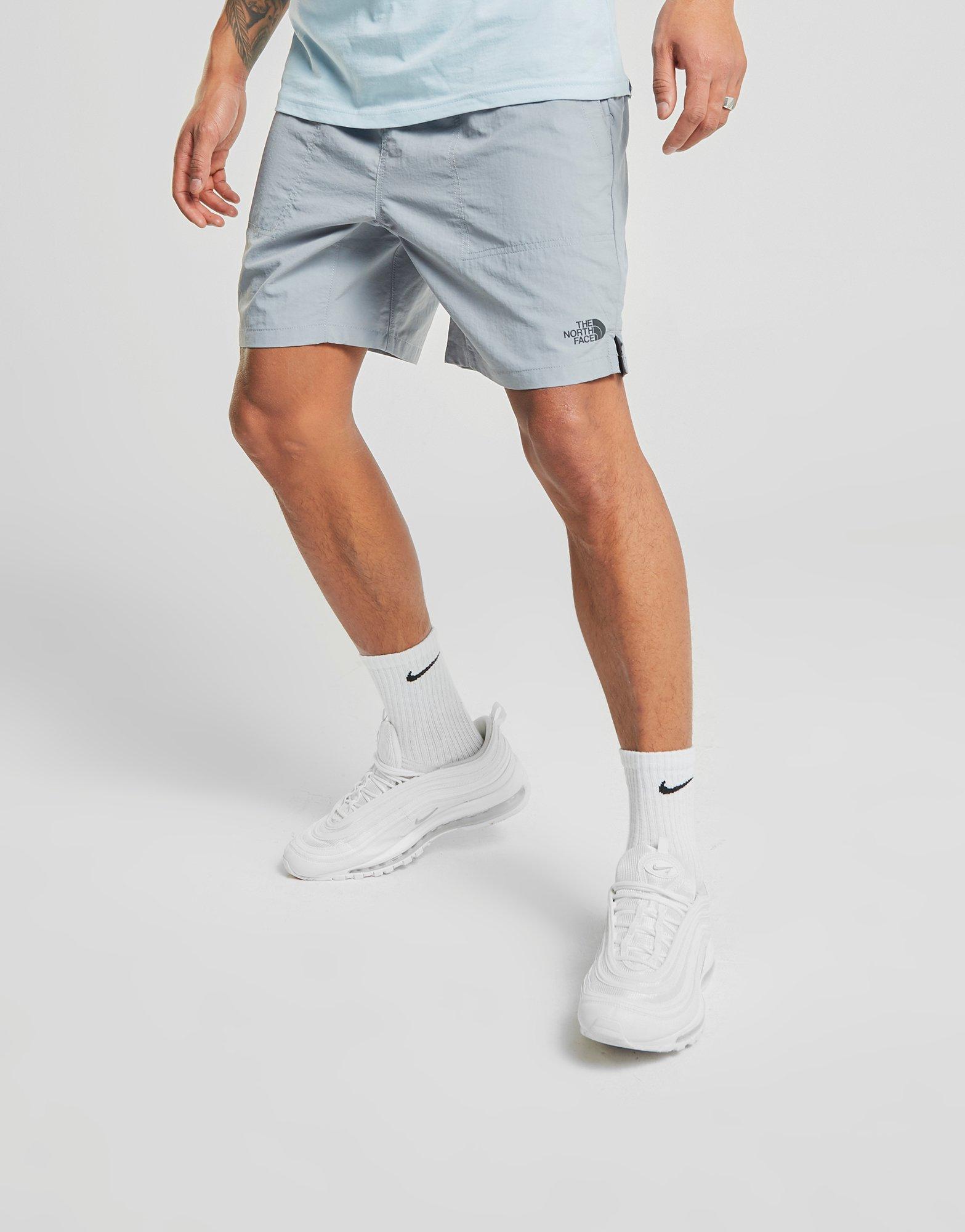 the north face shorts grey