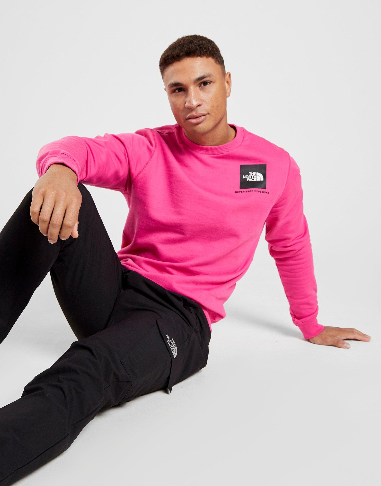 north face box crew sweatshirt