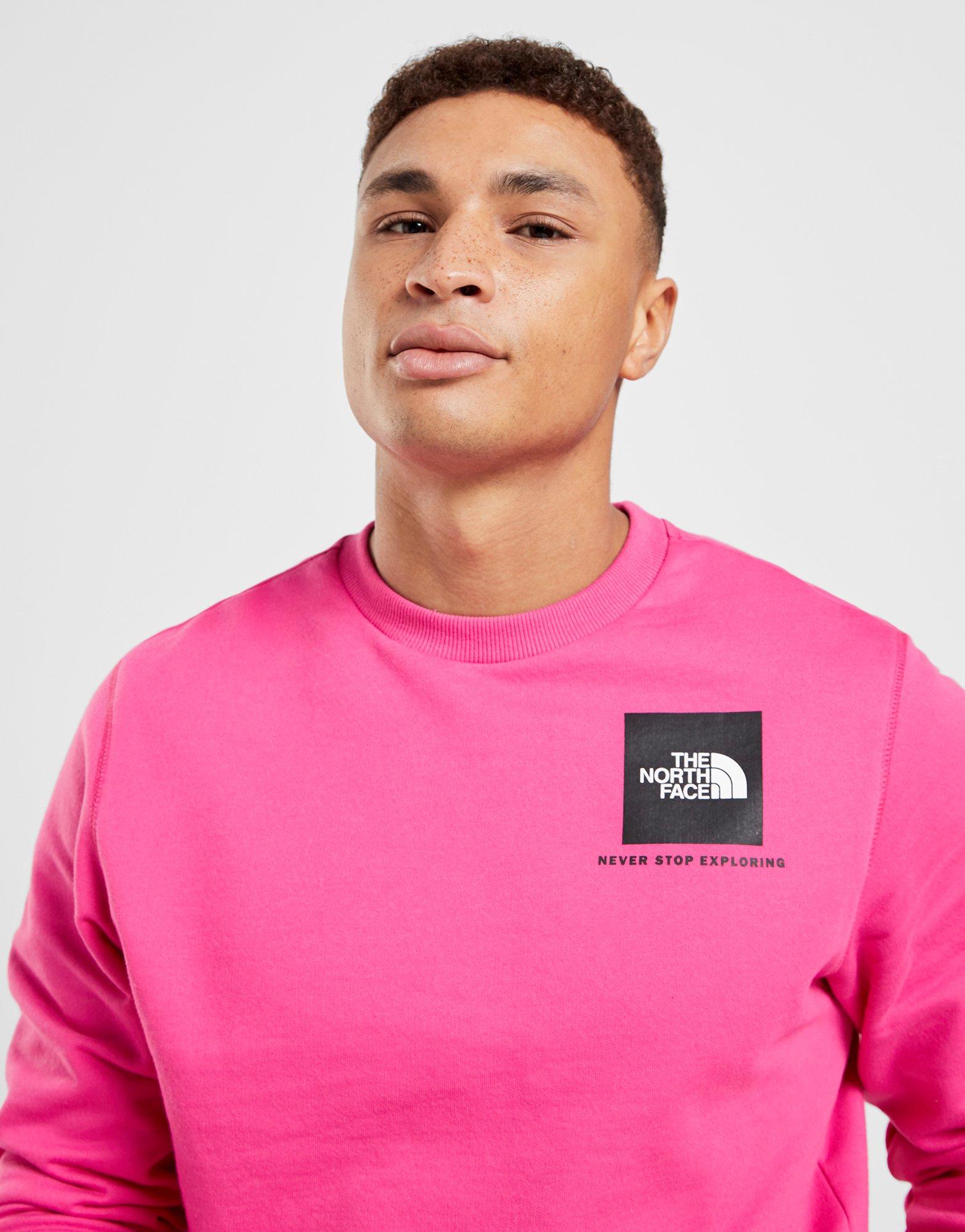 north face box crew sweatshirt