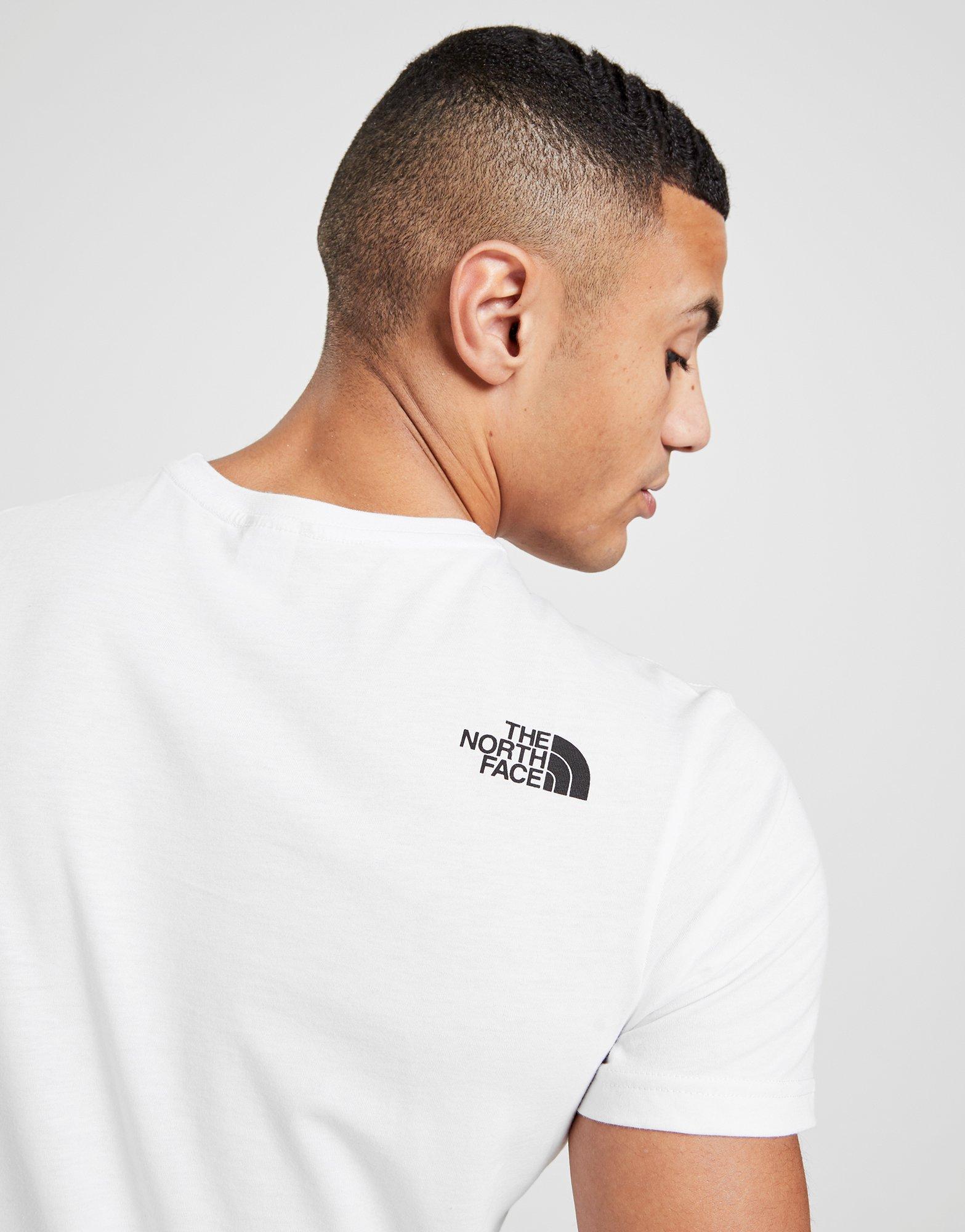 jd sports north face t shirt