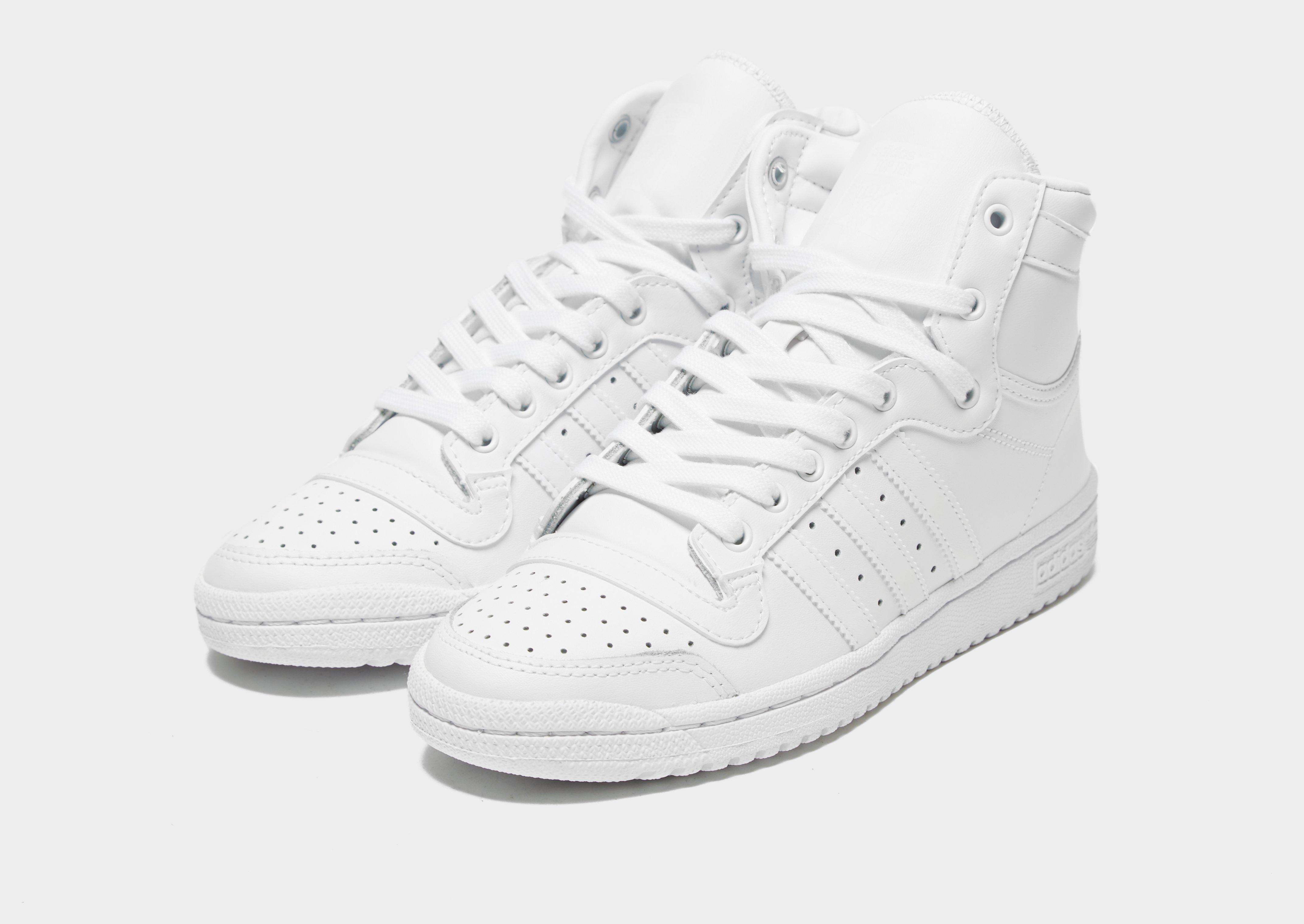 Acheter White adidas Originals Baskets Top Ten Hi Femme