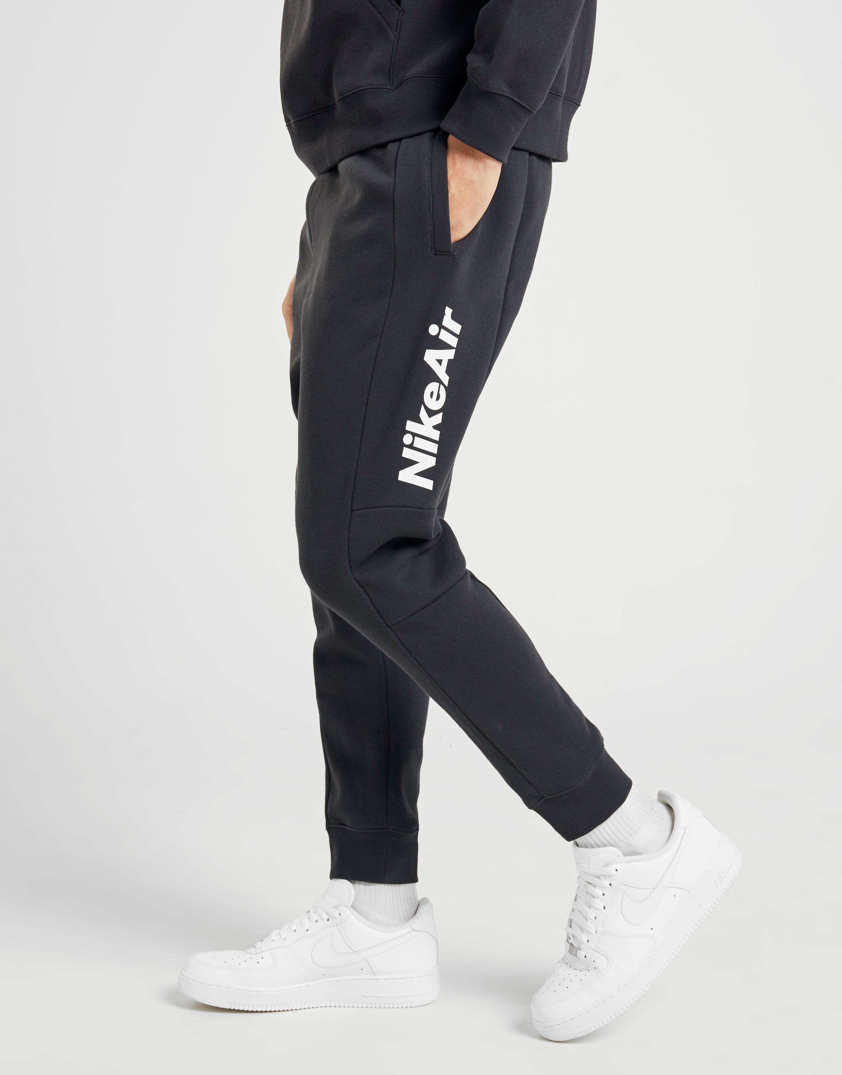 nike air tracksuit bottoms black