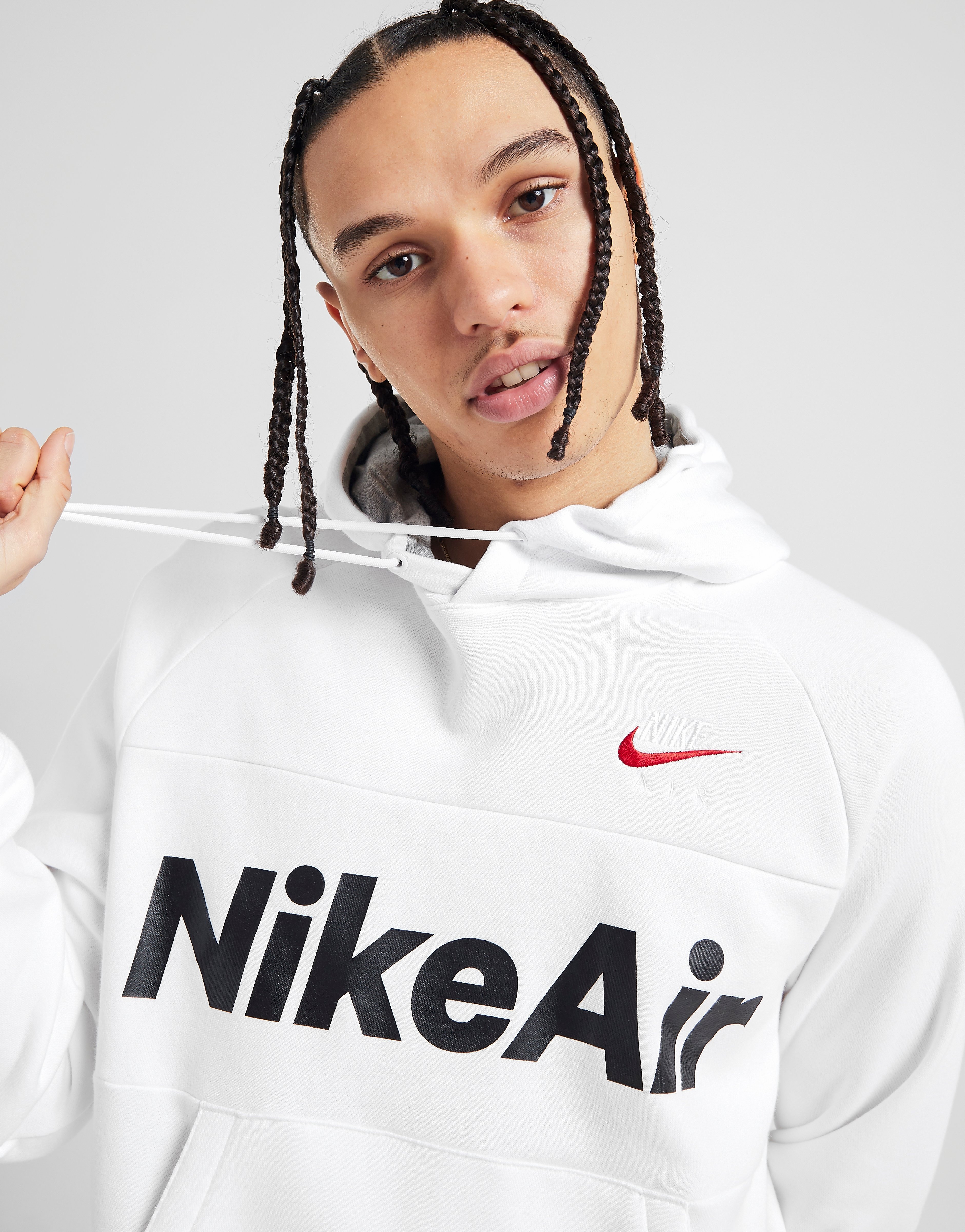 Buy White Nike Air Overhead Hoodie | JD Sports | JD Sports Ireland