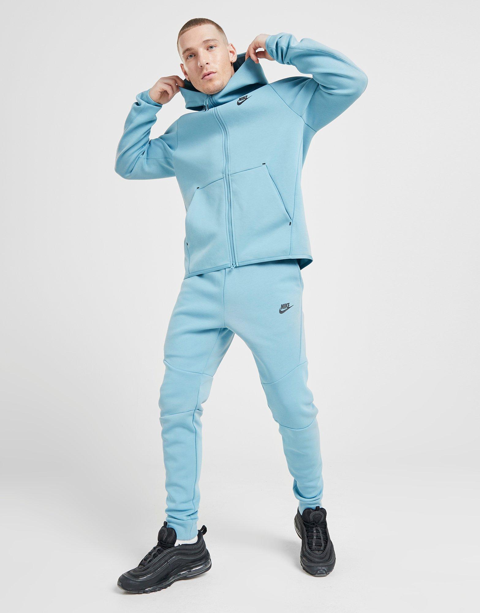 light blue nike tracksuit mens