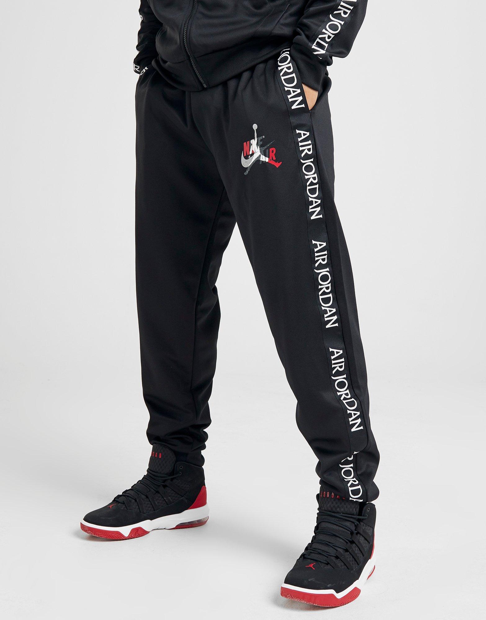 Black Jordan Tricot Warm Up Pants | JD 