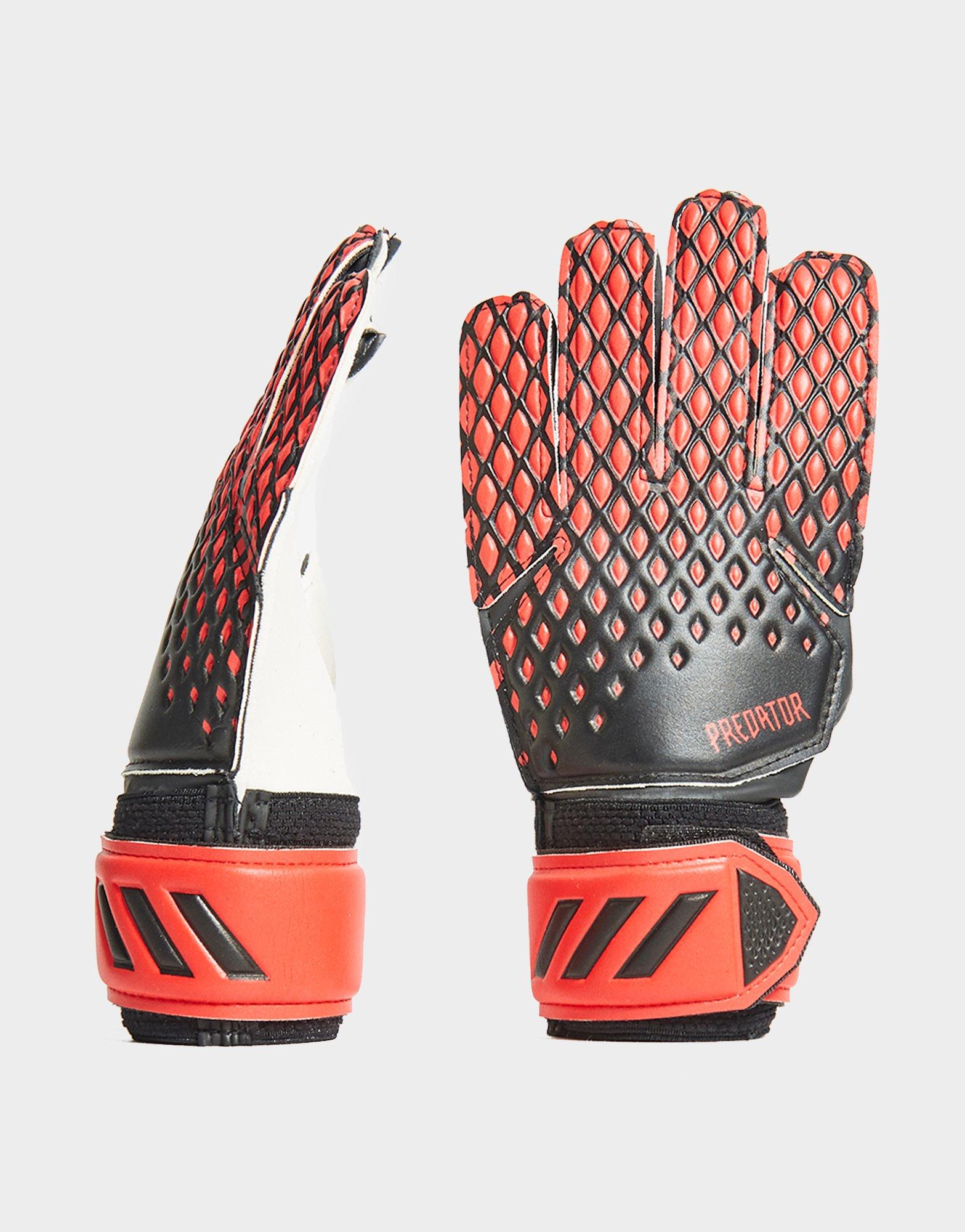 red adidas football gloves