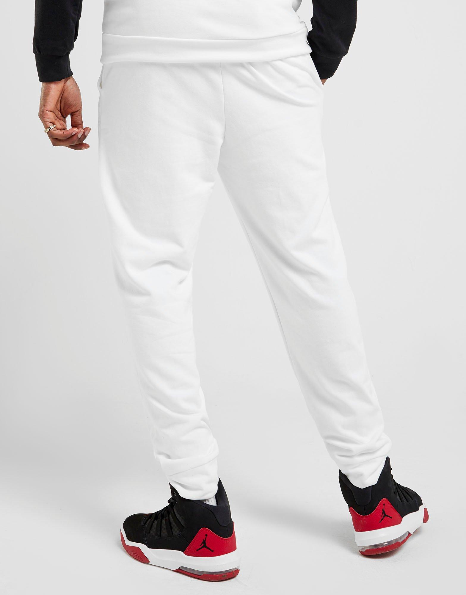 jordan white joggers