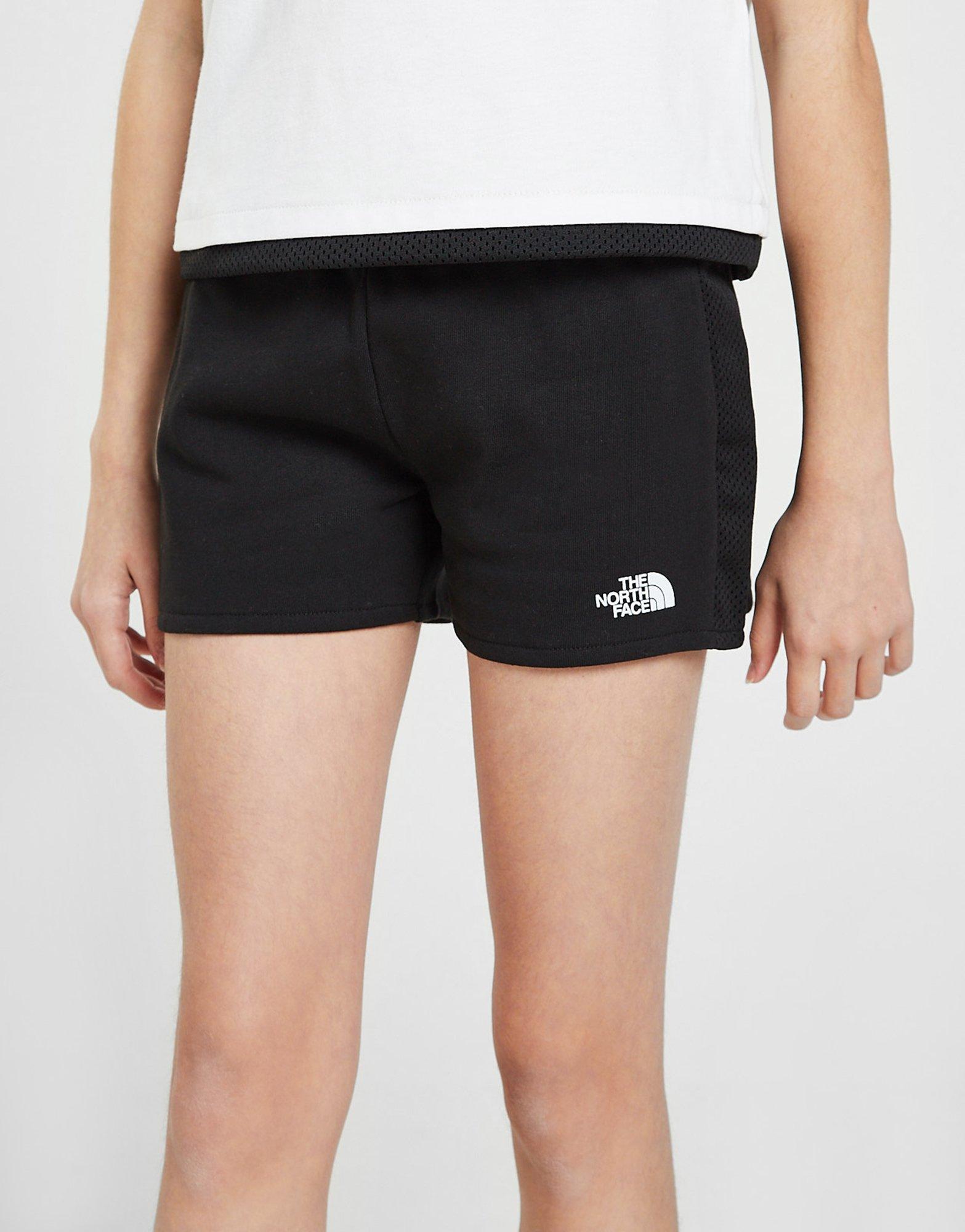 girls north face shorts