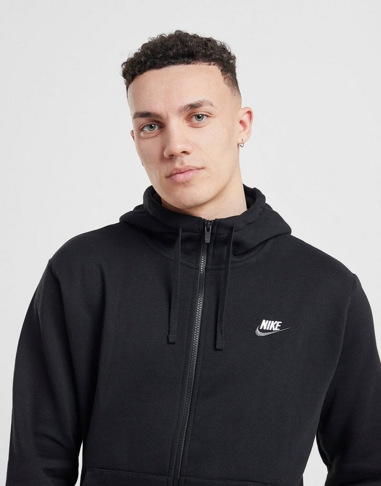 Koop Zwart Nike Foundation Full Zip Hoodie Heren | JD Sports